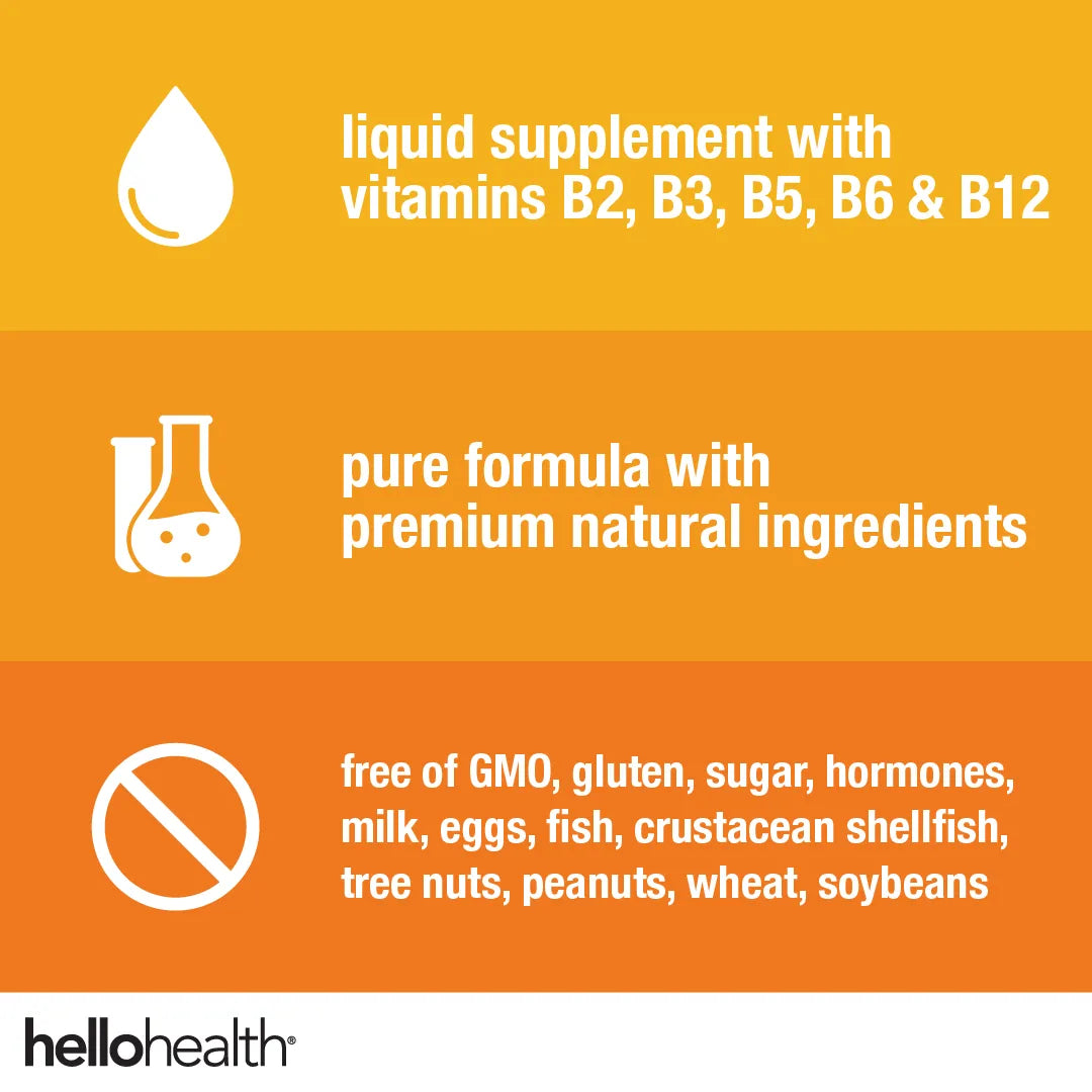 Happy Energy Vitamin B12 Plus – B12 Complex with B2, B3, B5 & B6 for Energy, Focus & Mood Support by hellohealth