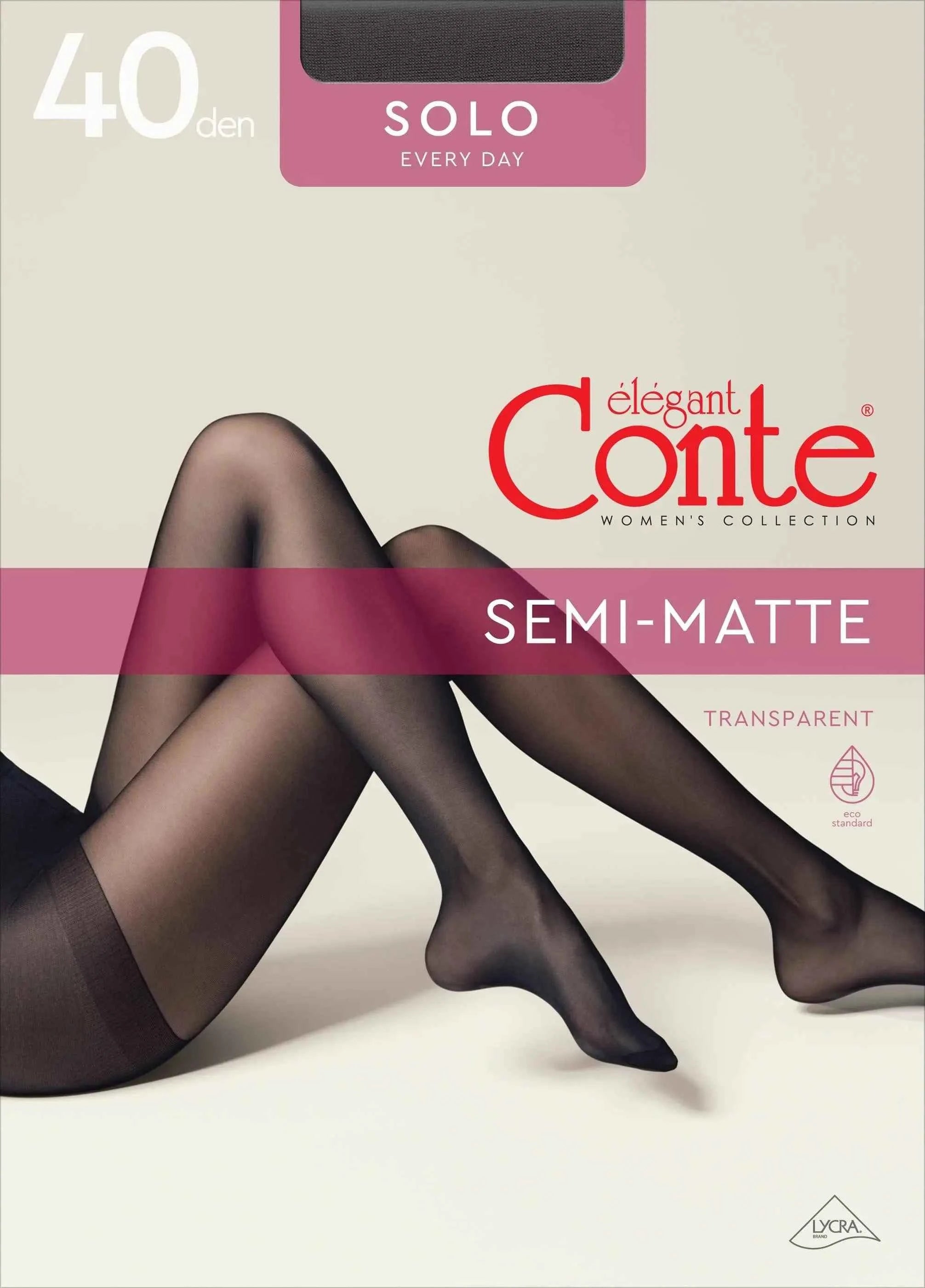 Tights Conte Solo 40 Den - Classic Pantyhose DestGlow