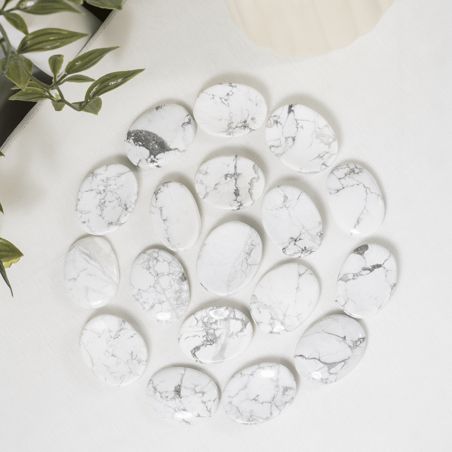 Howlite Pocket Stones (Inspiration and Truth) DestGlow