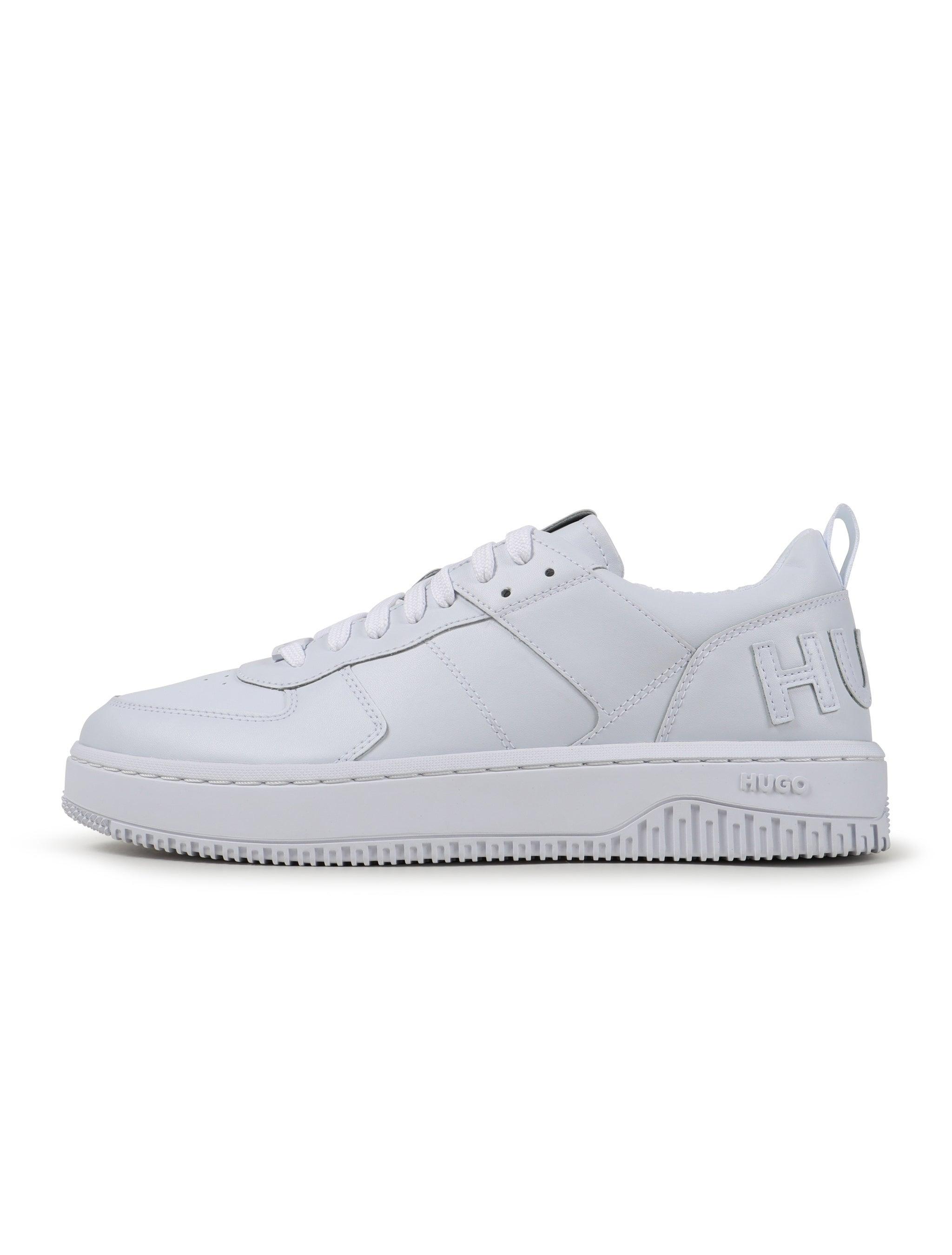 Hugo Boss Mens Kilian Tenn Shoes - White by Denim Exchange