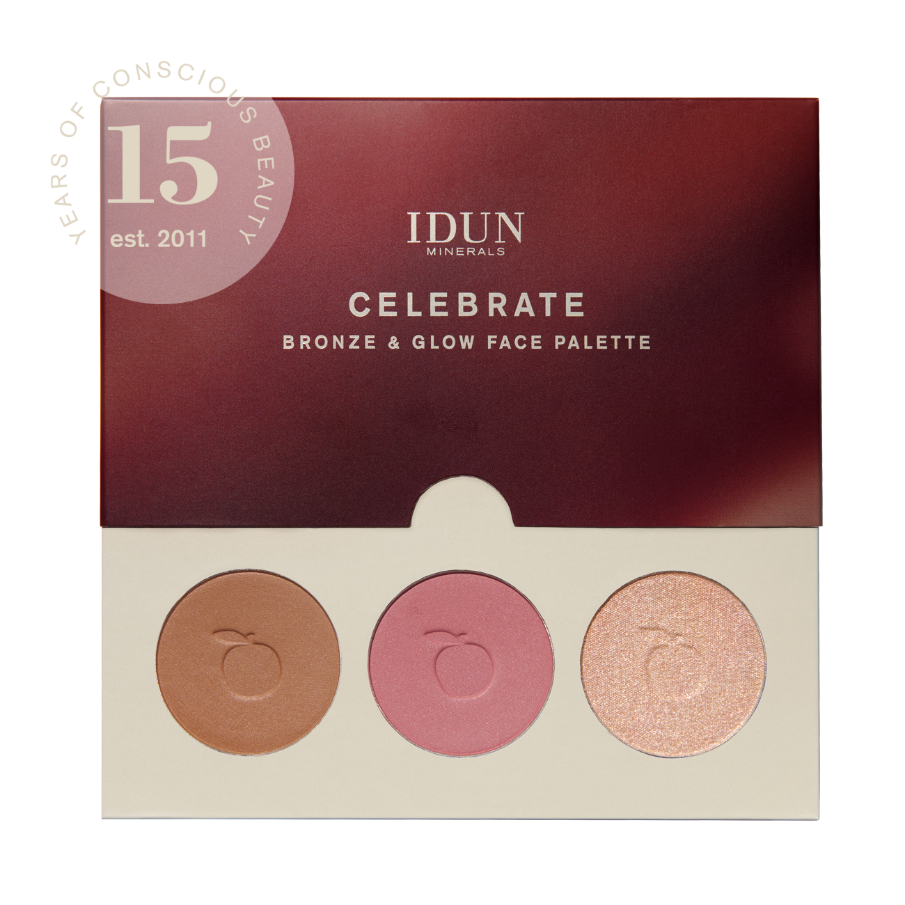 Celebrate Bronze & Glow Face Palette by IDUN Minerals Inc.
