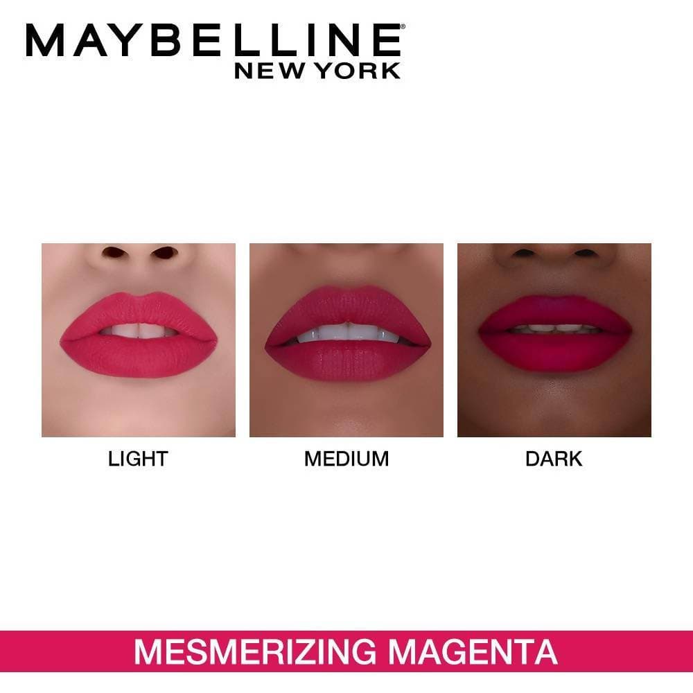 Maybelline New York Color Sensational Creamy Matte Lipstick / 680 Mesmerizing Magenta by Dista