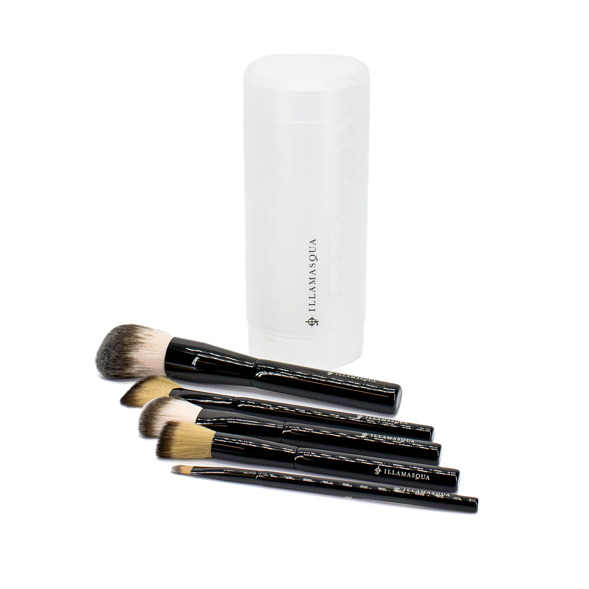 ILLAMASQUA Face Make-Up Brush Kit 5 pieces - New - DestGlow