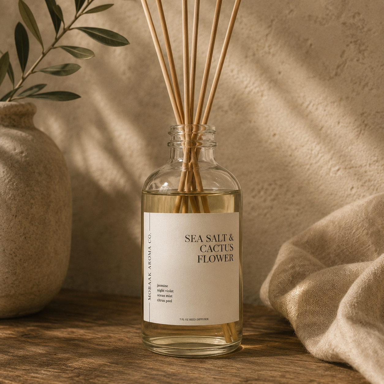 Sea Salt & Cactus Flower Reed Diffuser DestGlow