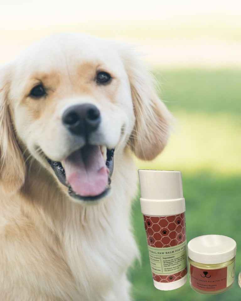 Pet Pampering Gift Box -All-Natural Pet Wellness Kit – Soothing Balms & Herbal Coat Powder