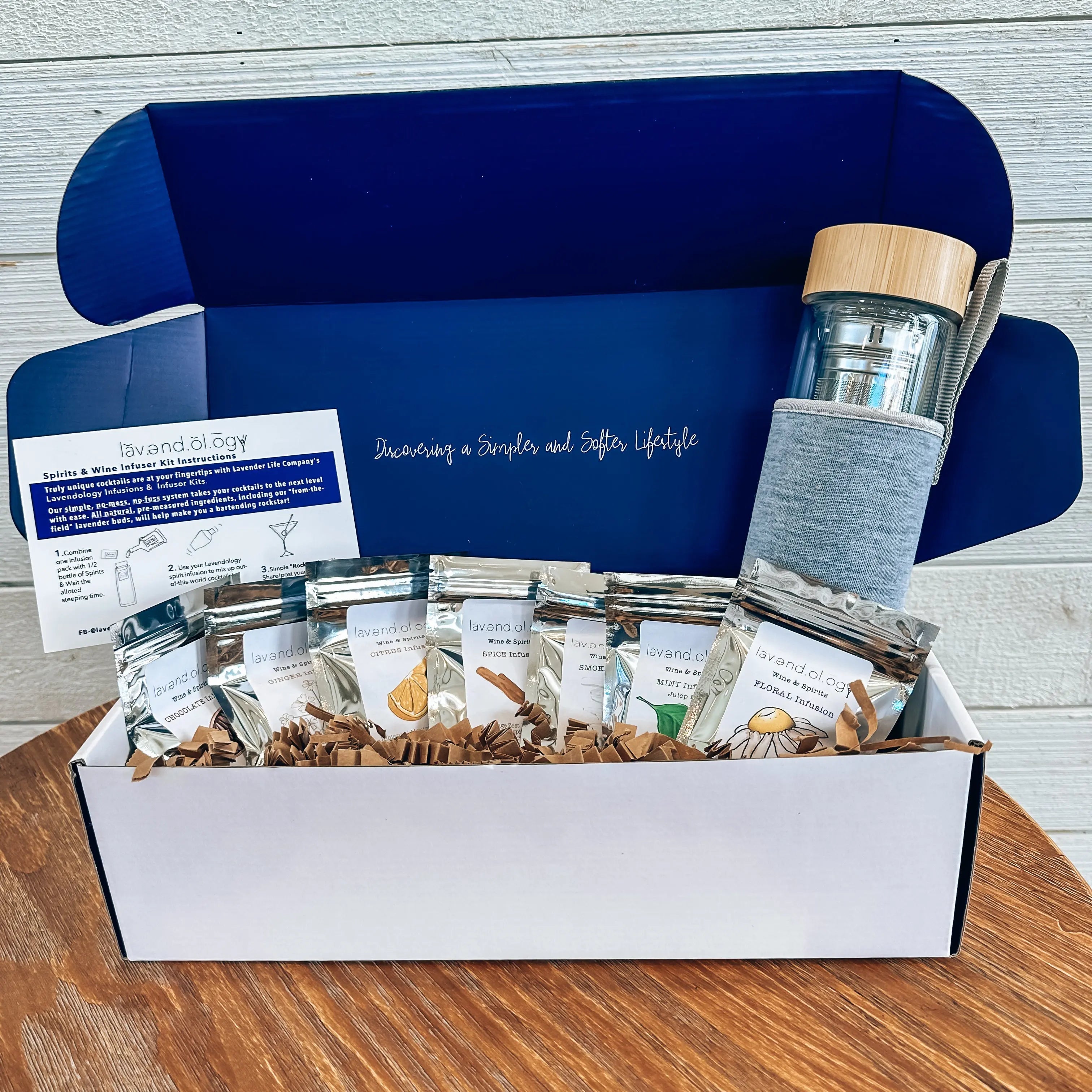Lavendology Spirits & Wine Infuser Kit by Lavender Life Company