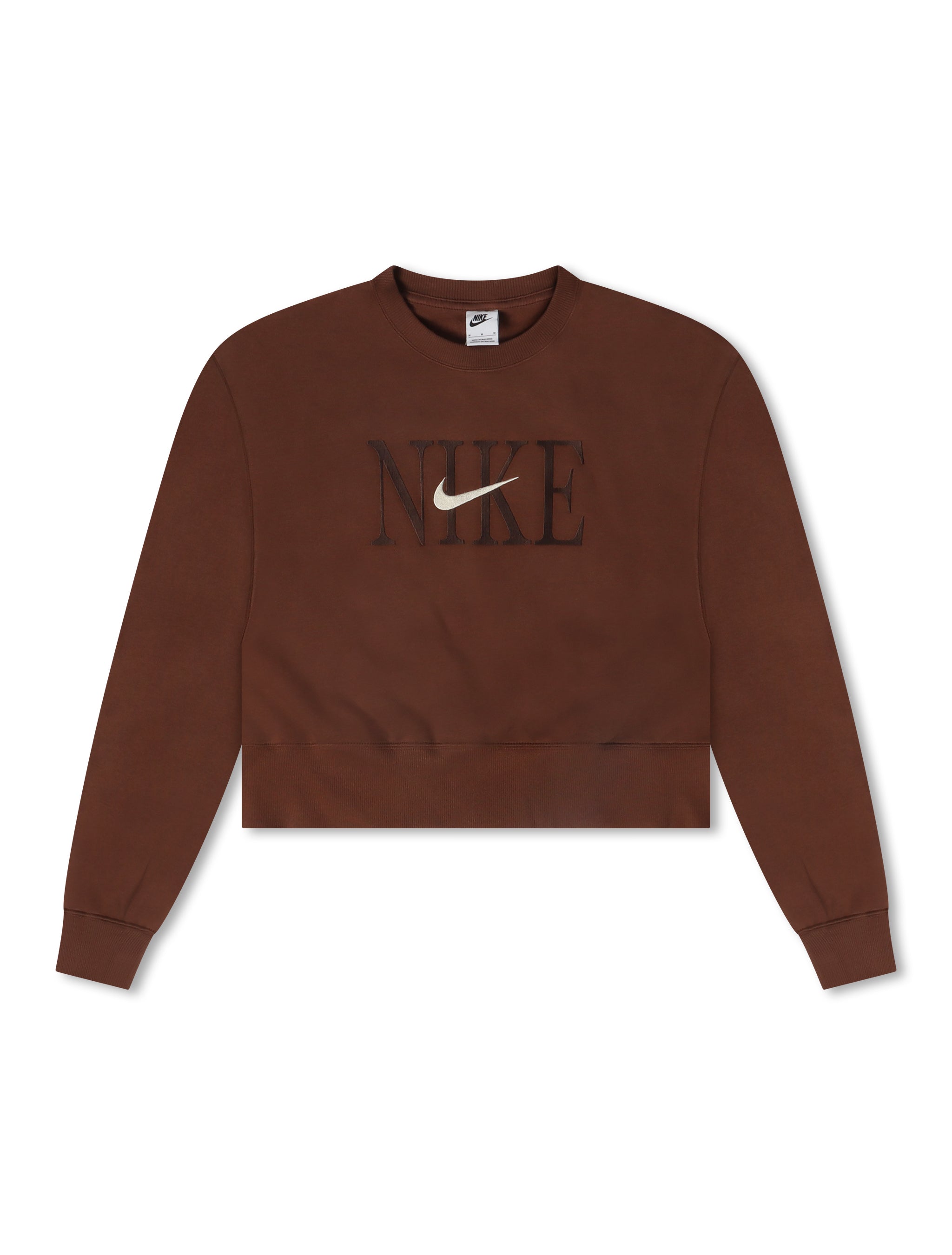 Nike Womens Sportswear Phoenix Fleece - Fauna Brown/Pale Ivory by Denim Exchange