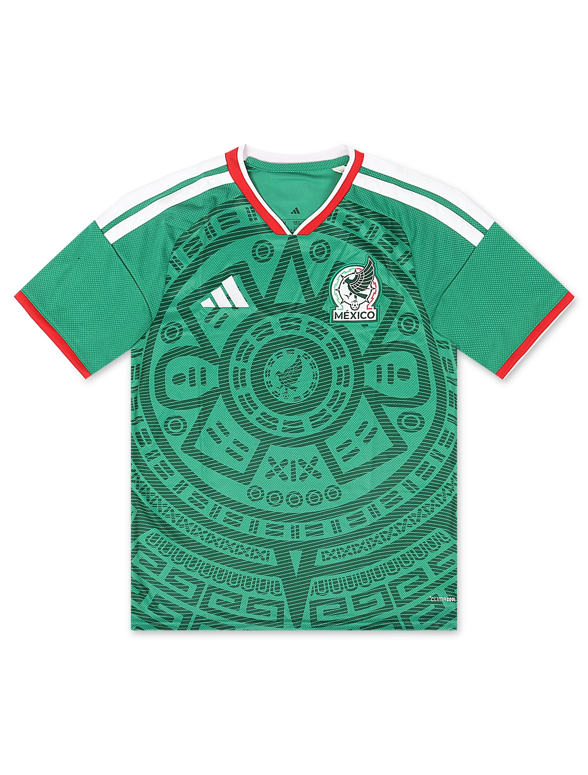 Adidas Mexico 26 Home Jersey - Bold Green by Denim Exchange