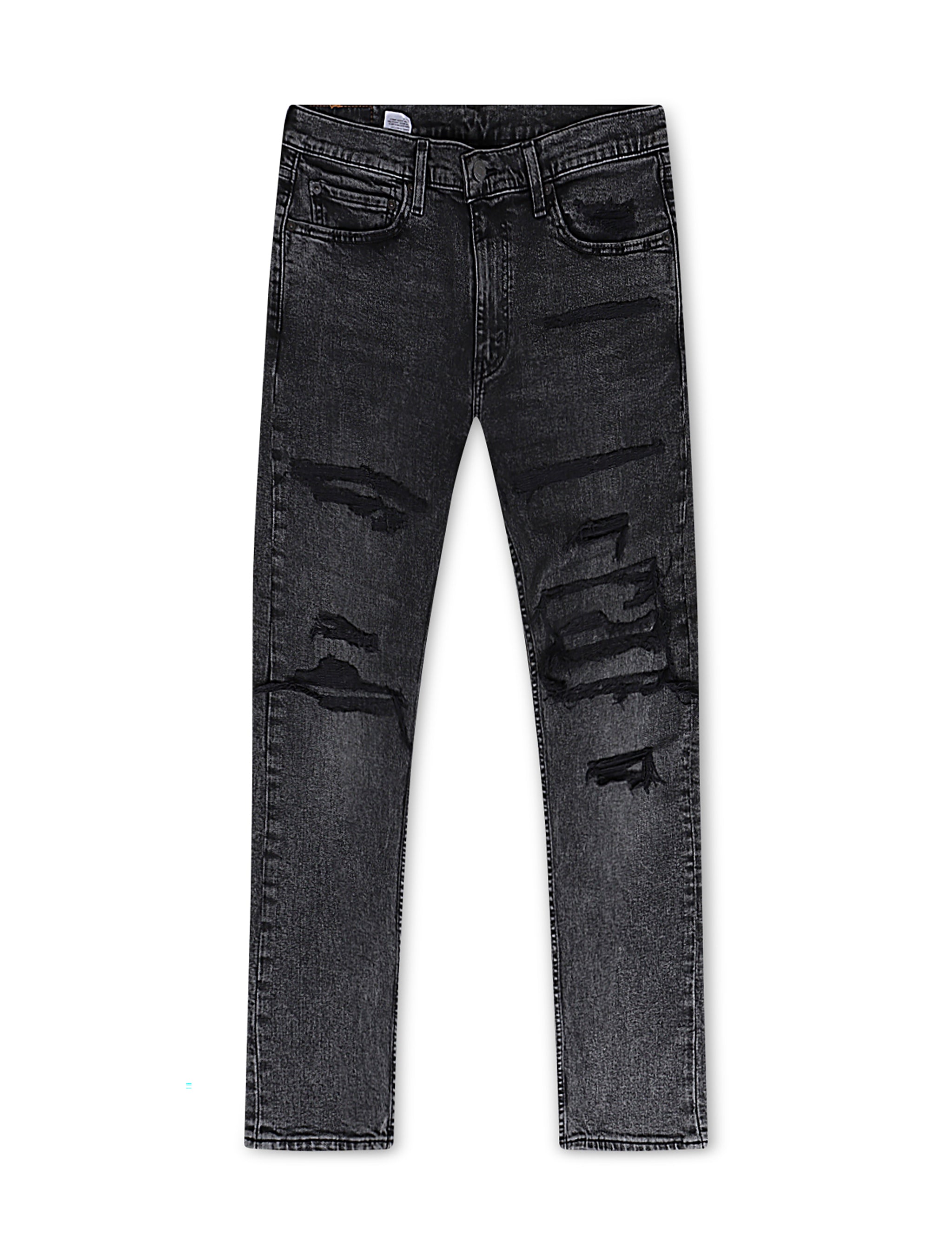 Levis 512™ Slim Taper Jeans - Washed Black by Denim Exchange
