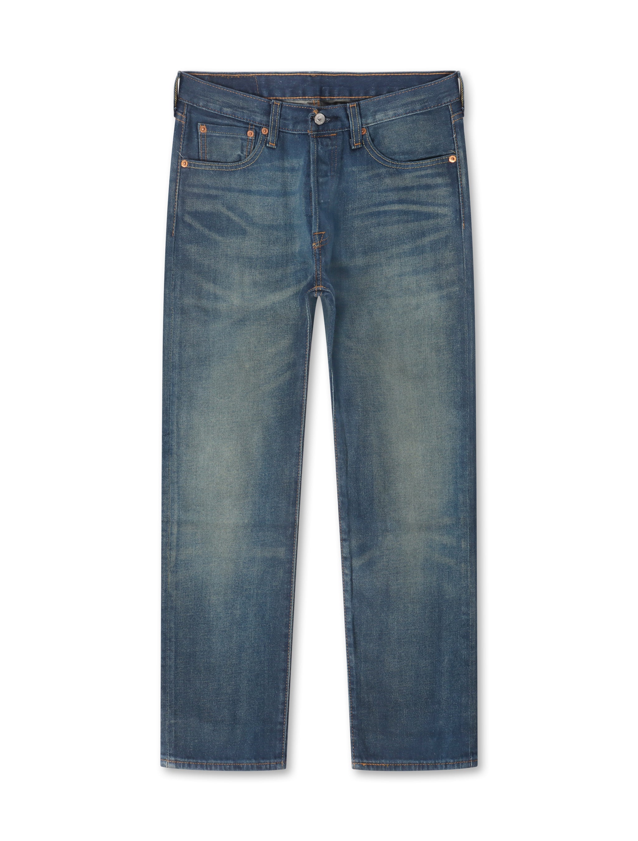 Levis 501™ Original Fit Straight Denim Jeans - Colombus by Denim Exchange