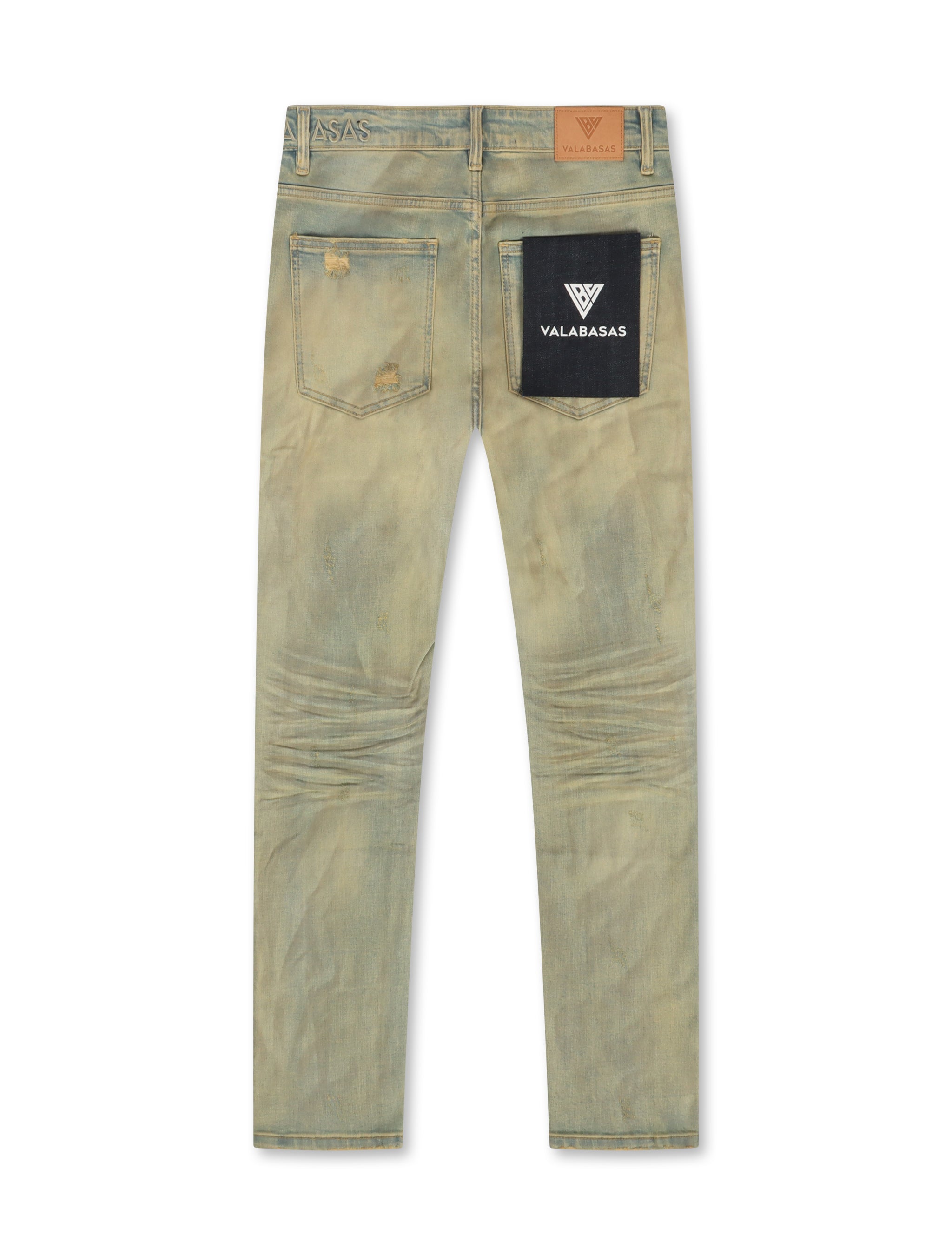 Valabasas Repair Skinny Jean - Vintage Wash by Denim Exchange