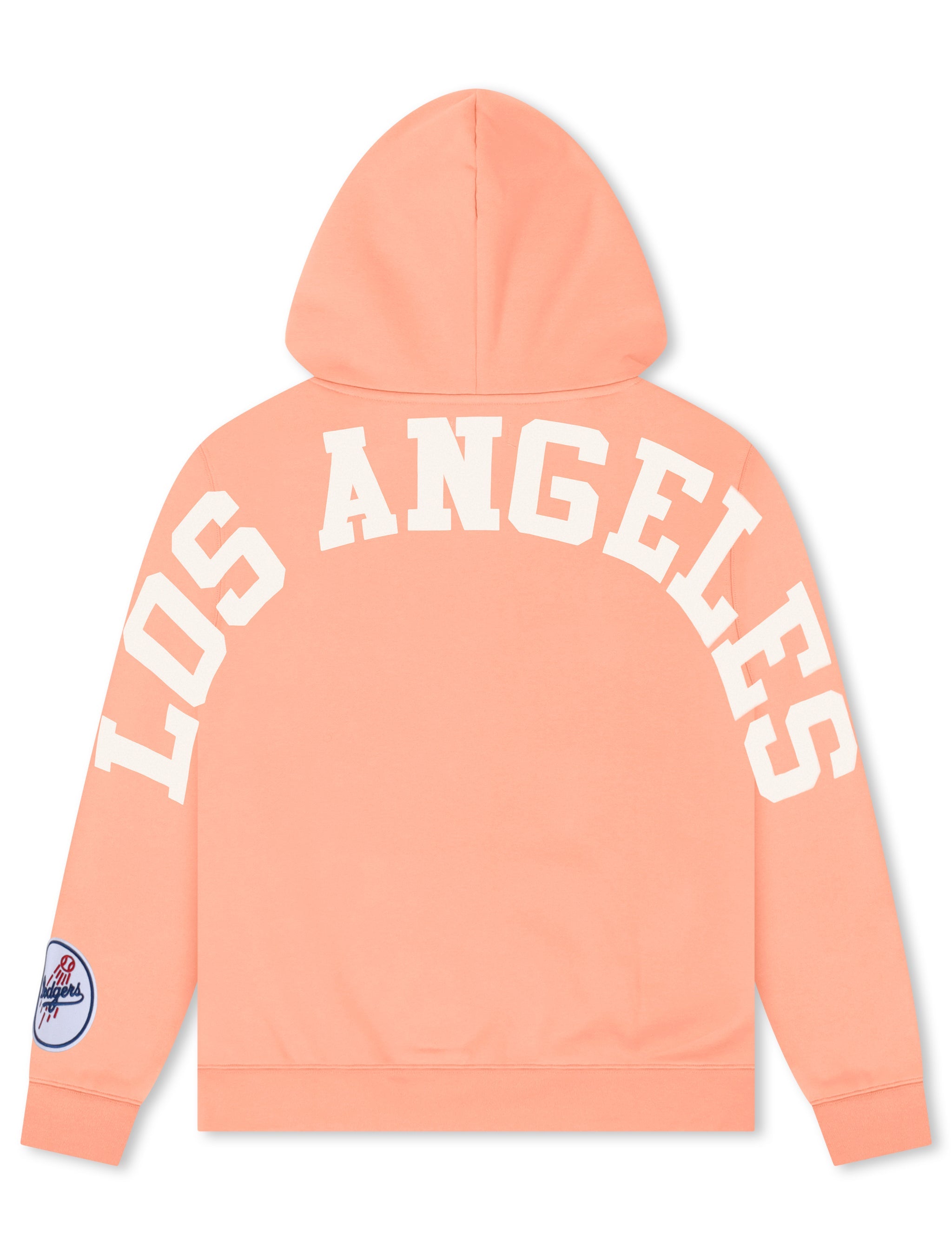 Pro Standard La Dodgers Wingspan Drop Shoulder Hoodie - Guava by Denim Exchange
