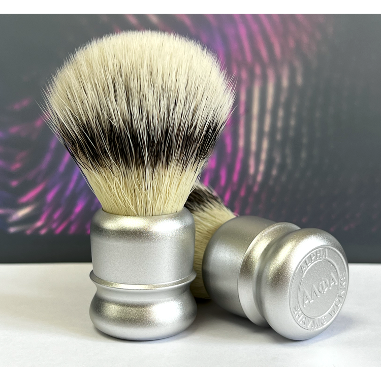 Alpha Brush & Shaving Co. Travel S21 C/W Simpsons Tube Shaving Brush by Pasteur Pharmacy