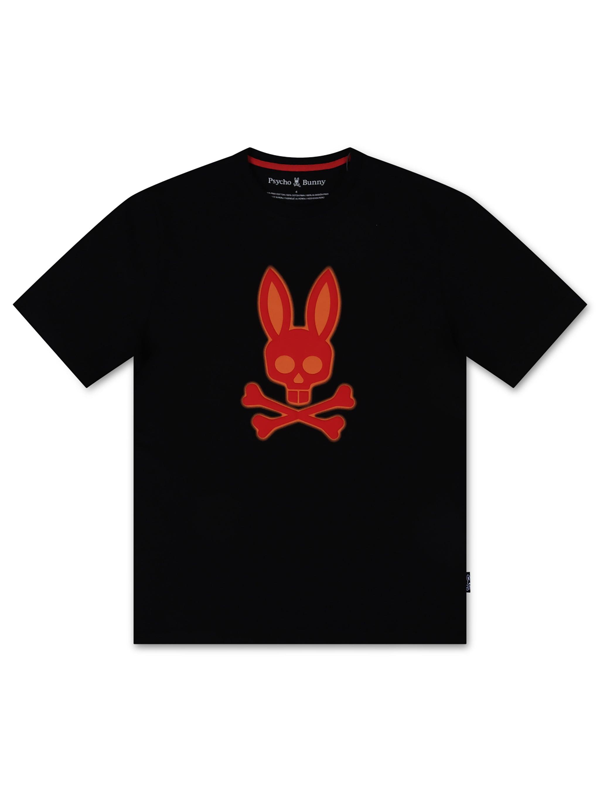 Psycho Bunny Wellington Graphic Tee - Black by Denim Exchange