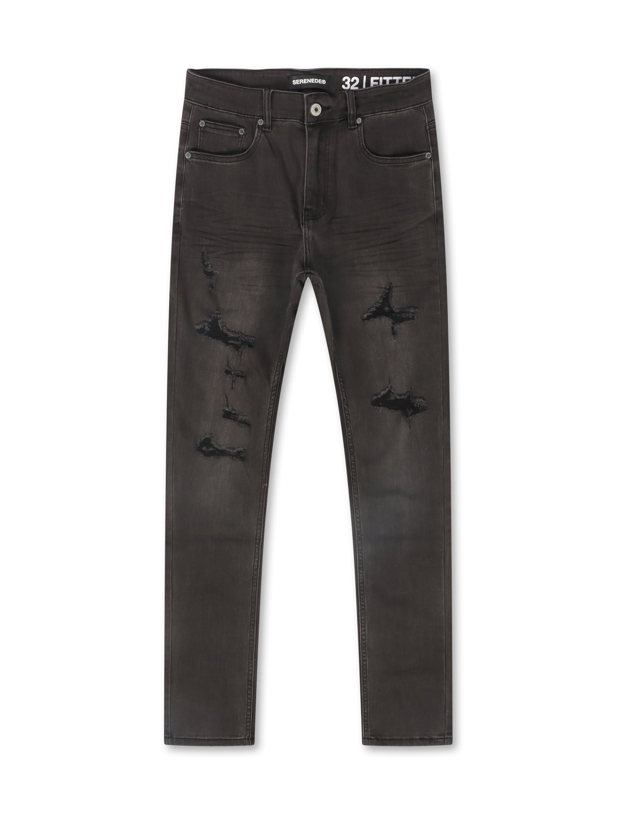 Serenede Shadow 33 Skinny Jeans - Coal by Denim Exchange