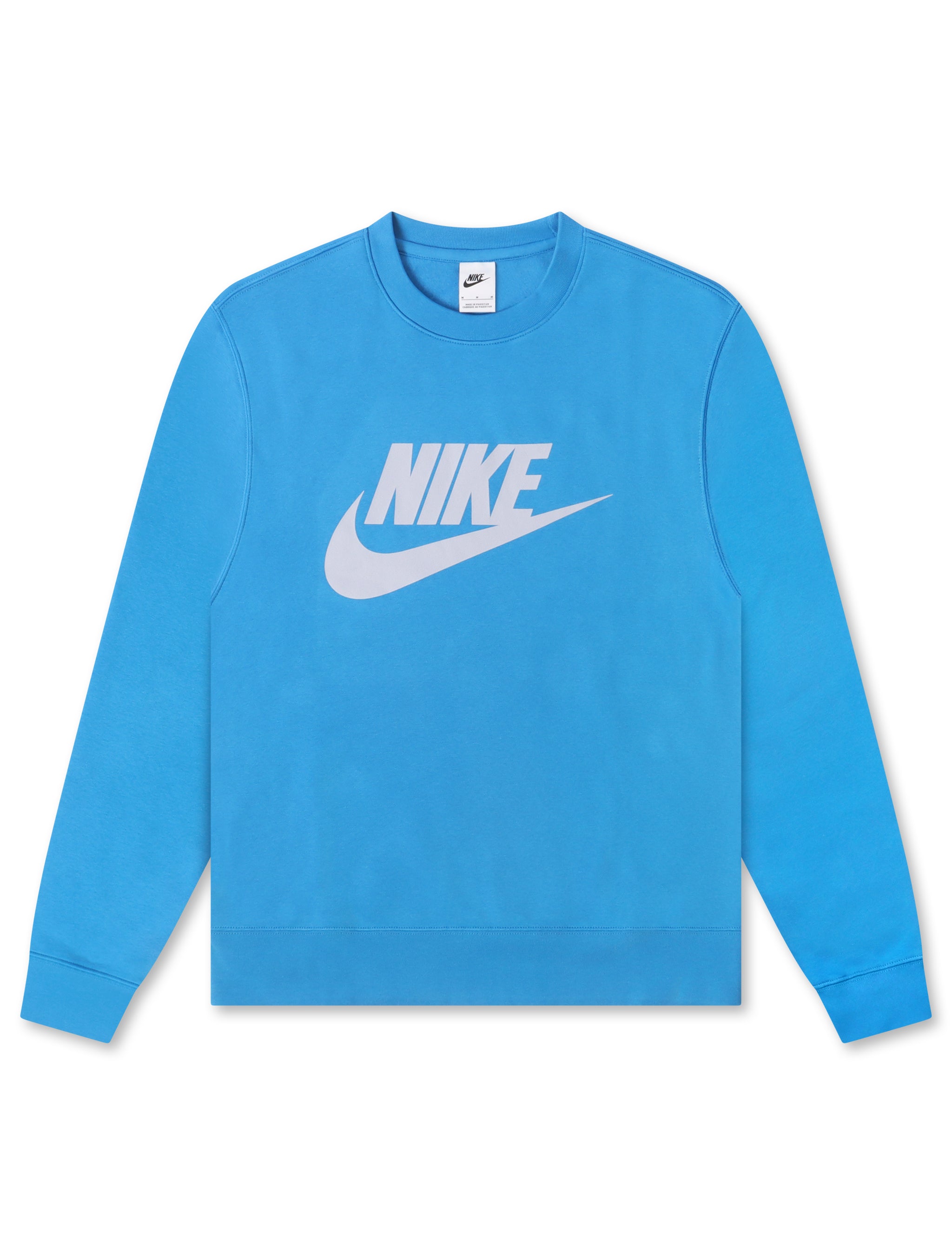 Nike Mens Club Fleece Crewneck - Photo Blue by Denim Exchange