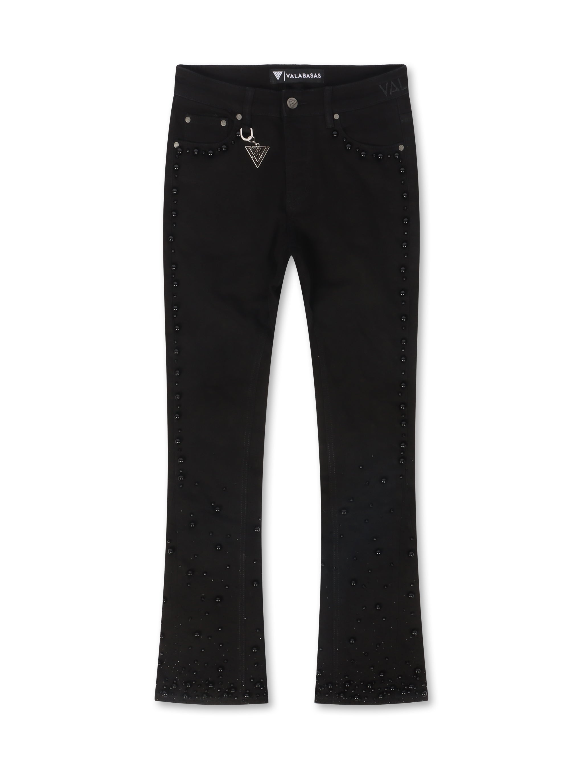 Valabasas Sheam Stacked Denim Jean - Black by Denim Exchange