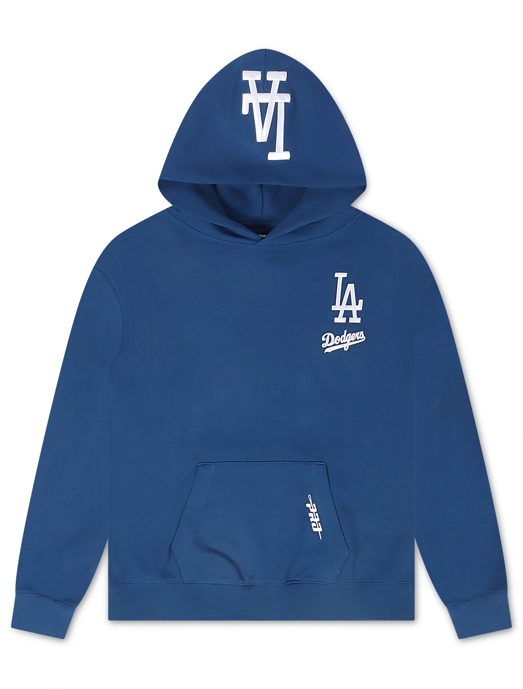 Pro Standard Dodgers Stacked Los Angeles Hoodie - Dark Blue by Denim Exchange