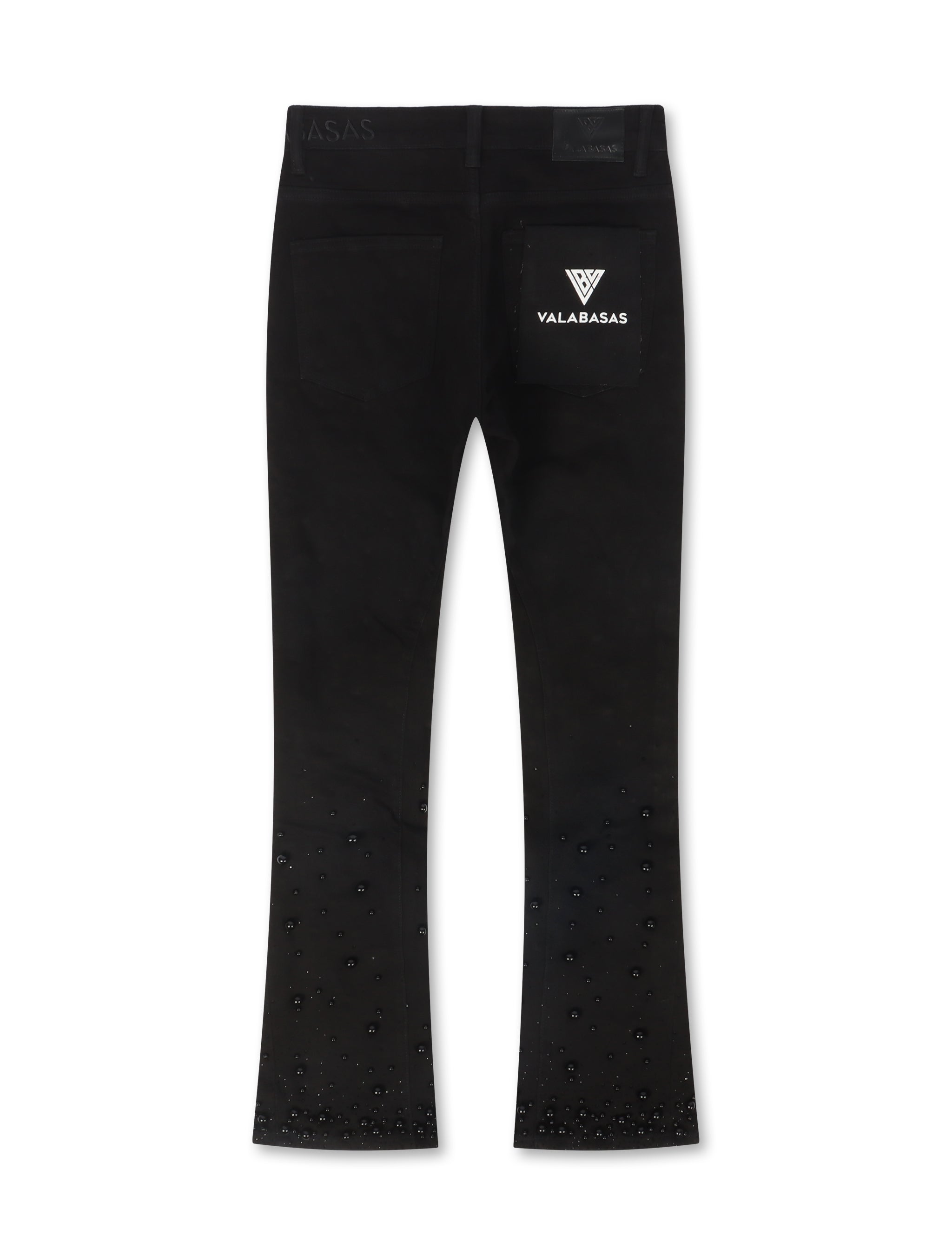 Valabasas Sheam Stacked Denim Jean - Black by Denim Exchange