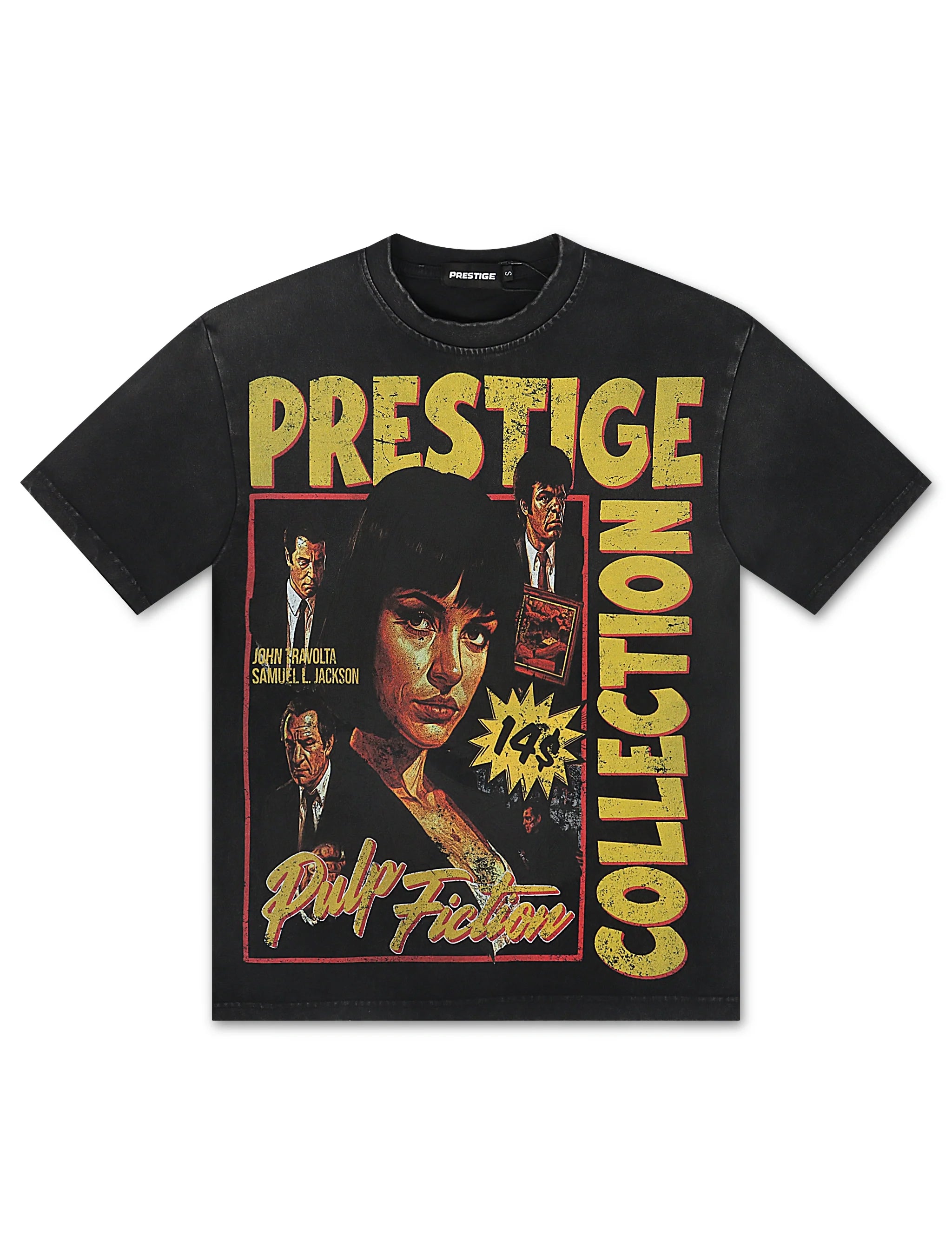 Prestige Pulp Fiction Tee - Black by Denim Exchange