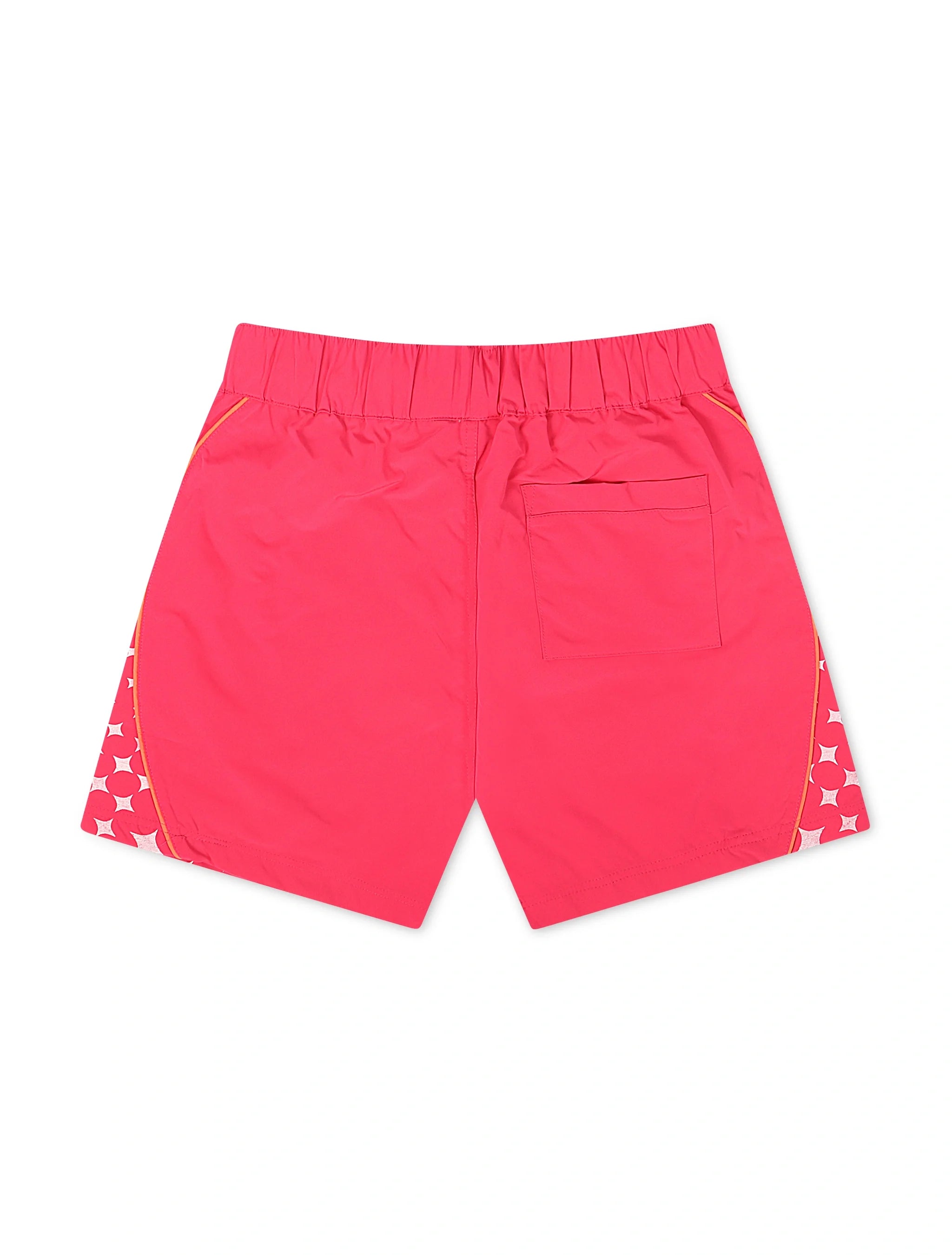 Smoke Rise Republic Windbreaker Shorts - Lilac Rose by Denim Exchange