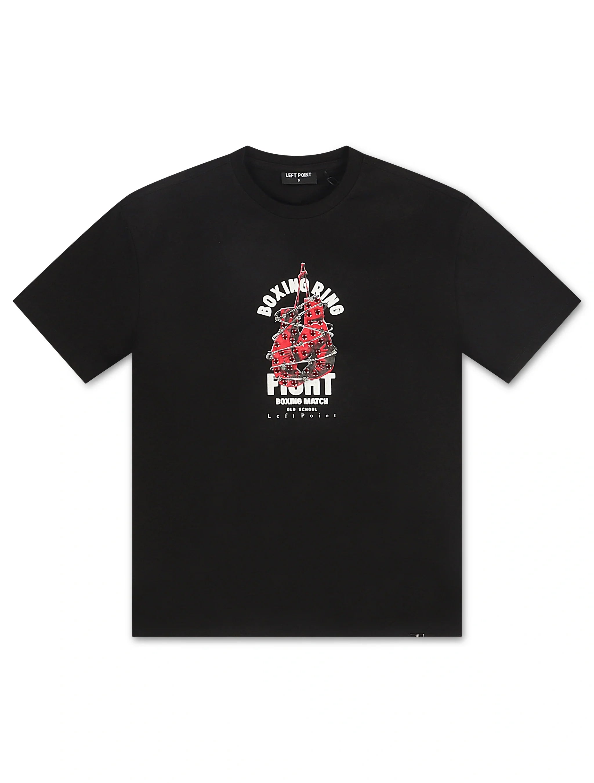 Left Point Boxing Club Tee - Black by Denim Exchange