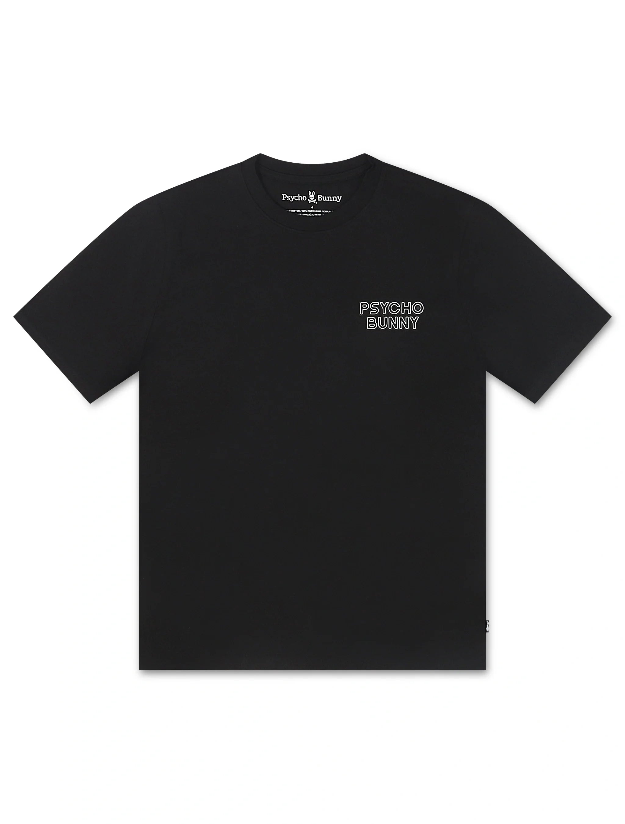 Psycho Bunny Sydney Back Graphic Tee - Black by Denim Exchange