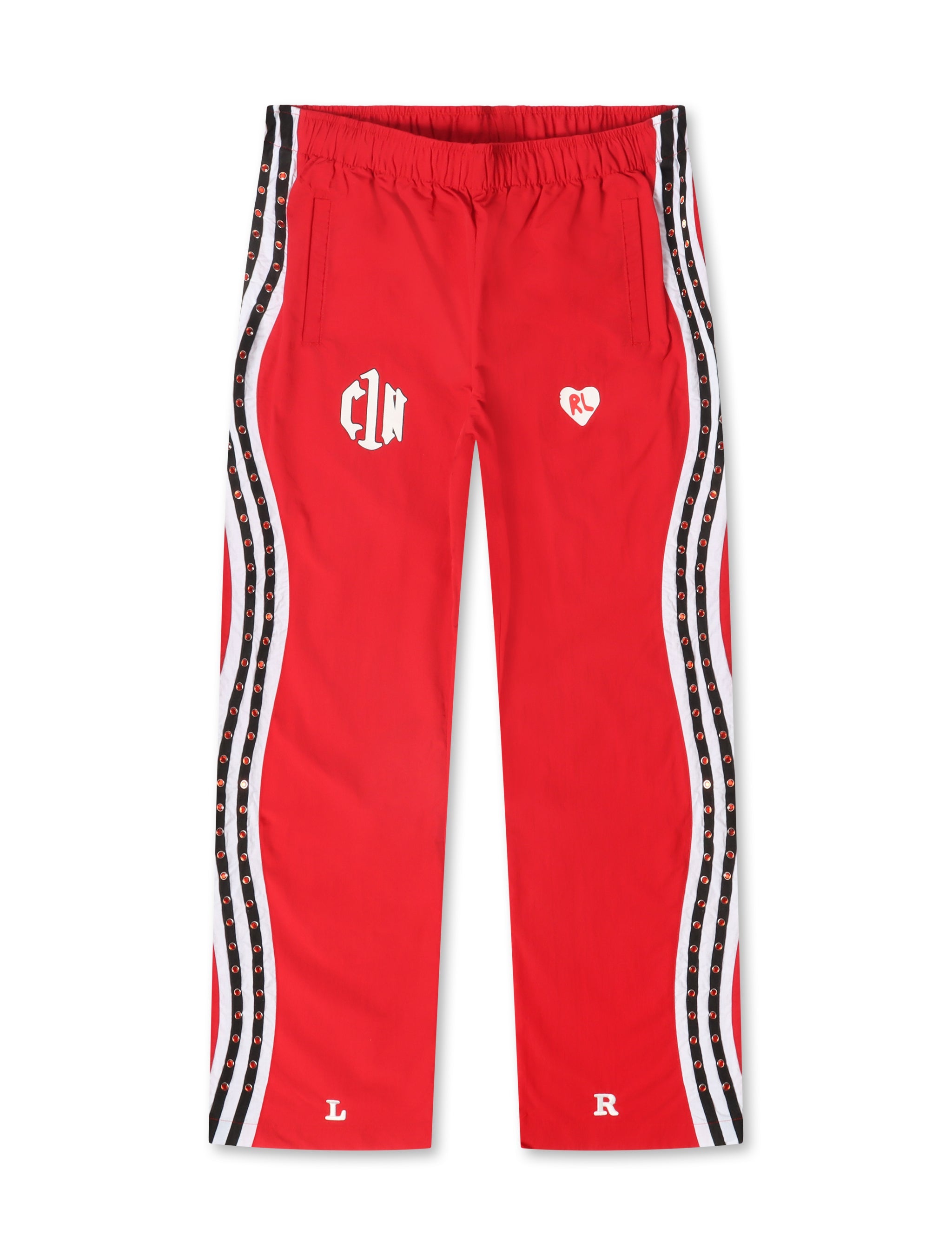 Red Letters x Cam Newton Rhinestone Pants - Red by Denim Exchange