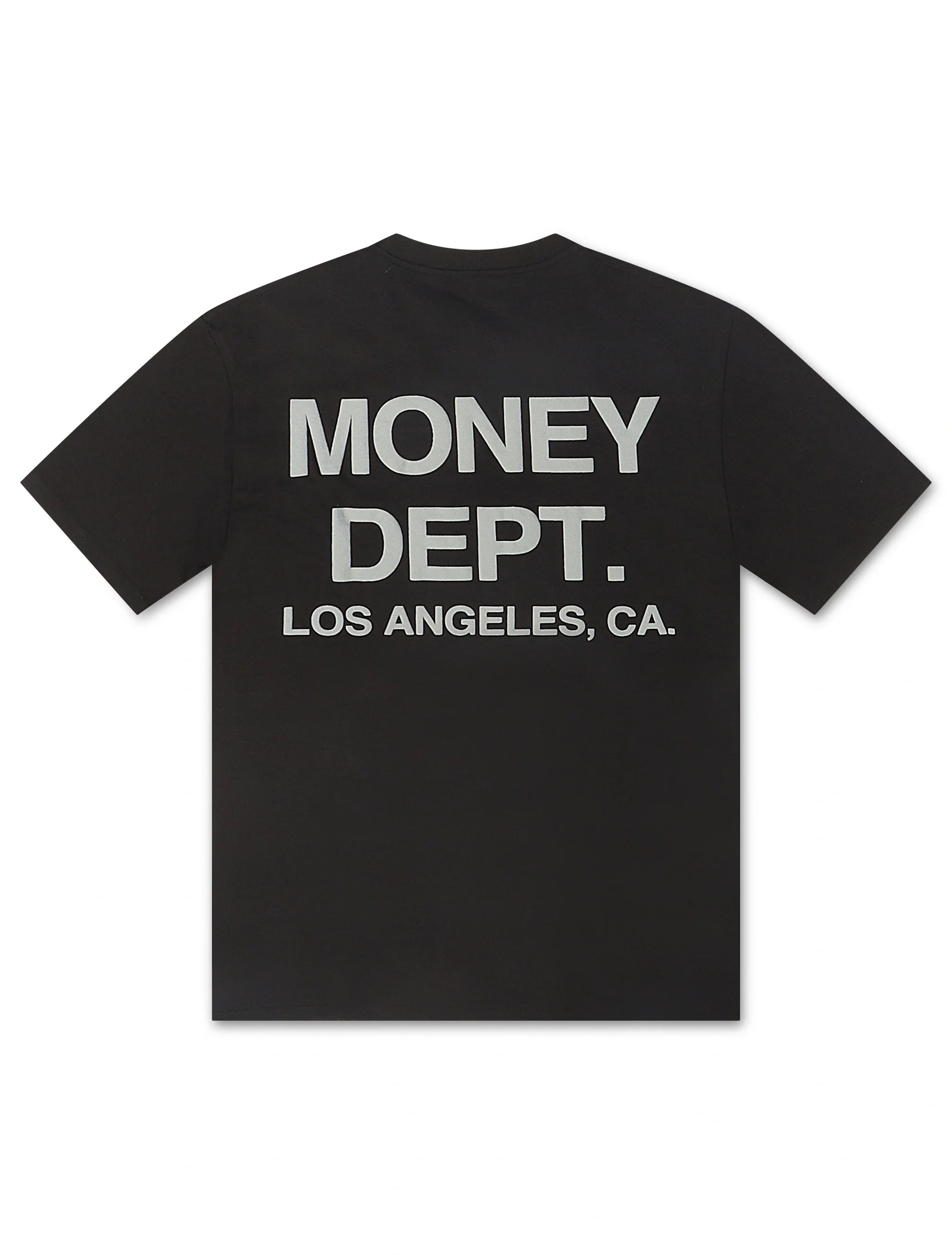 Money Dept. Los Angeles Puff Print Tee - Black/Gray by Denim Exchange