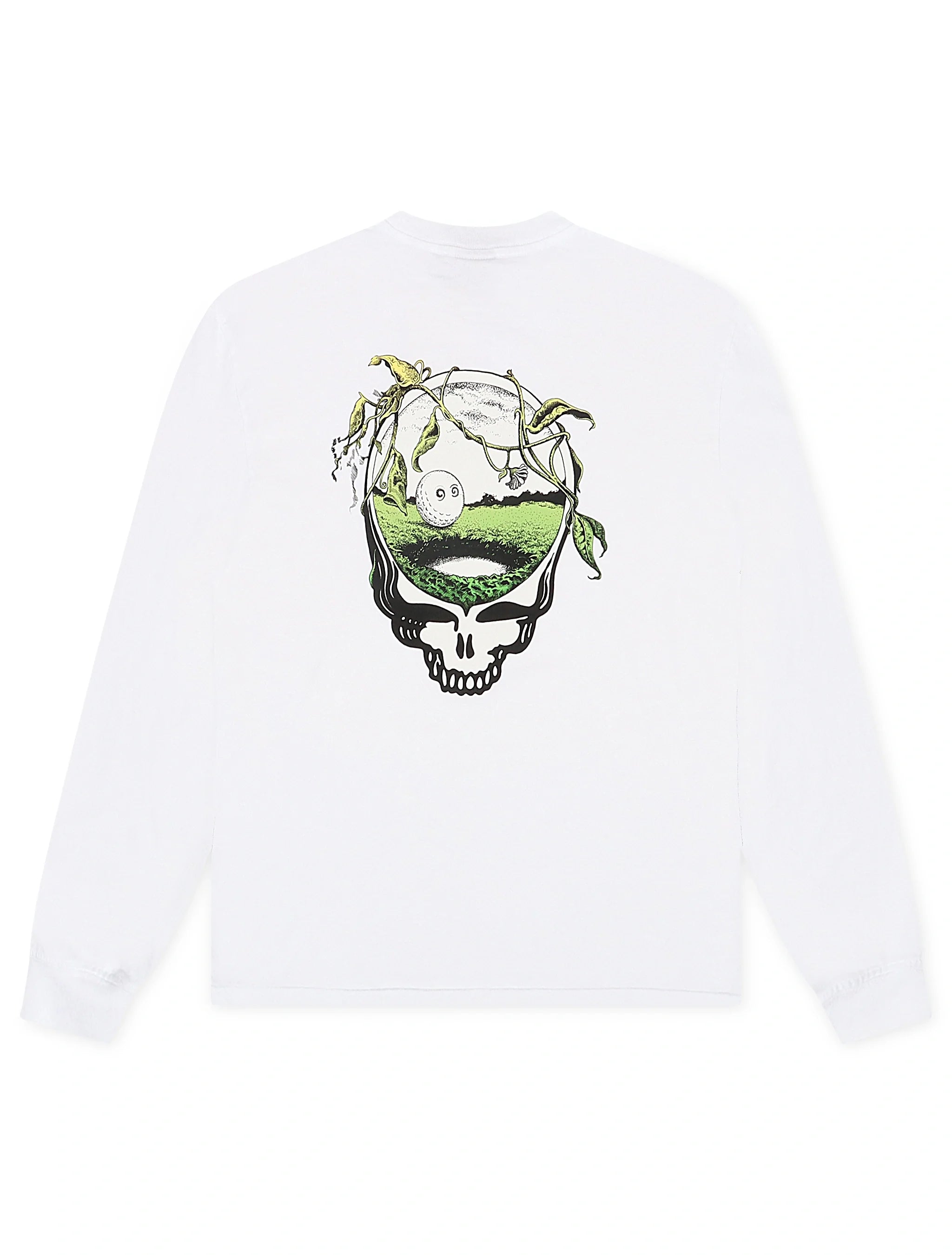 Malbon Grateful Dead Gorse Long Sleeve - White by Denim Exchange