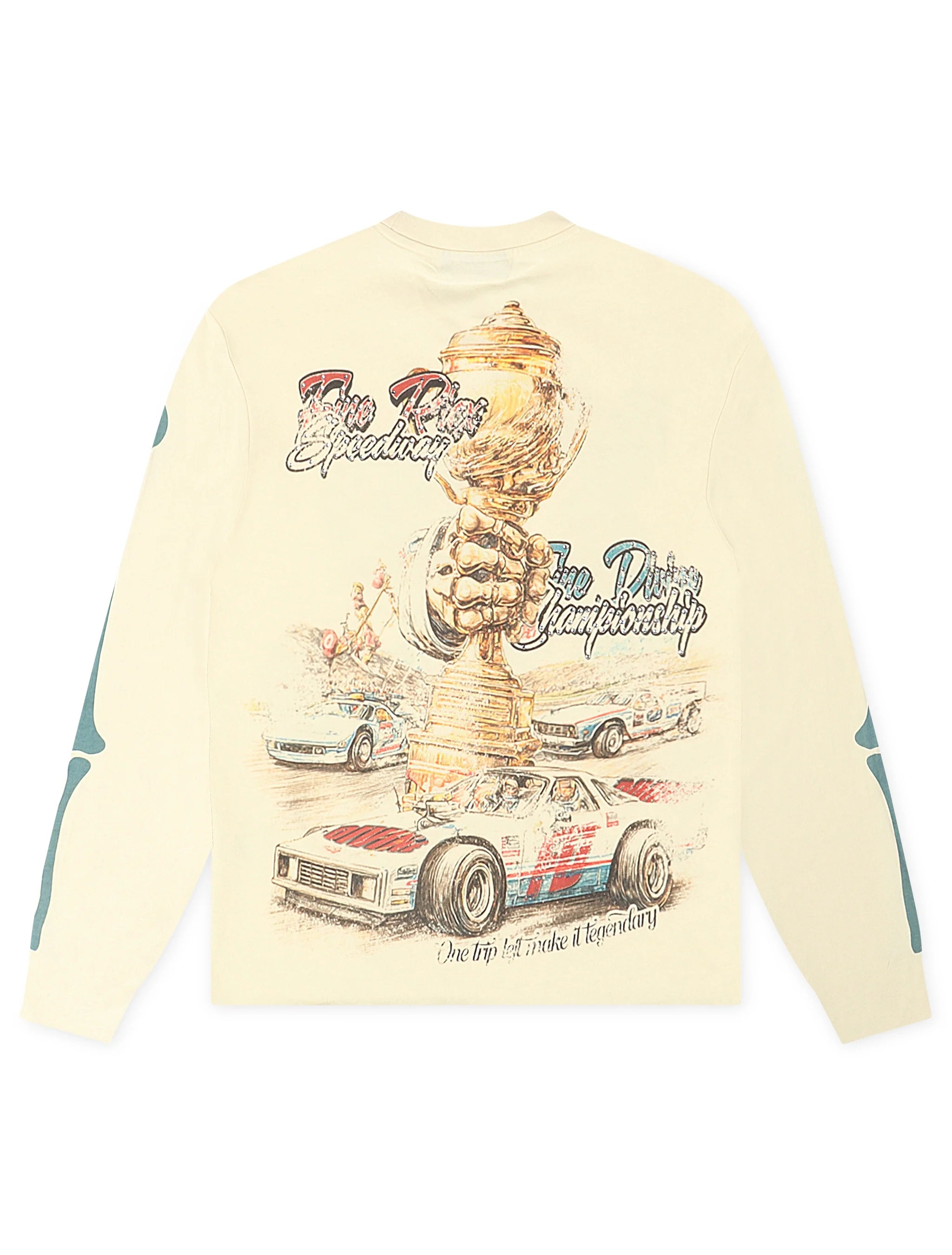 Fine Divine Racing Champ Long Sleeve - Cream by Denim Exchange