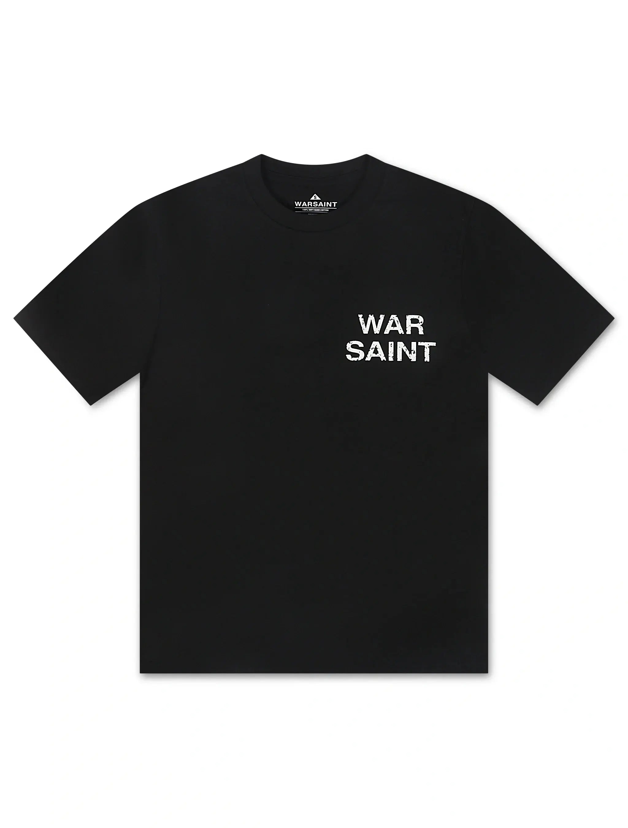 Warsaint LA Script Tee - Black/White by Denim Exchange
