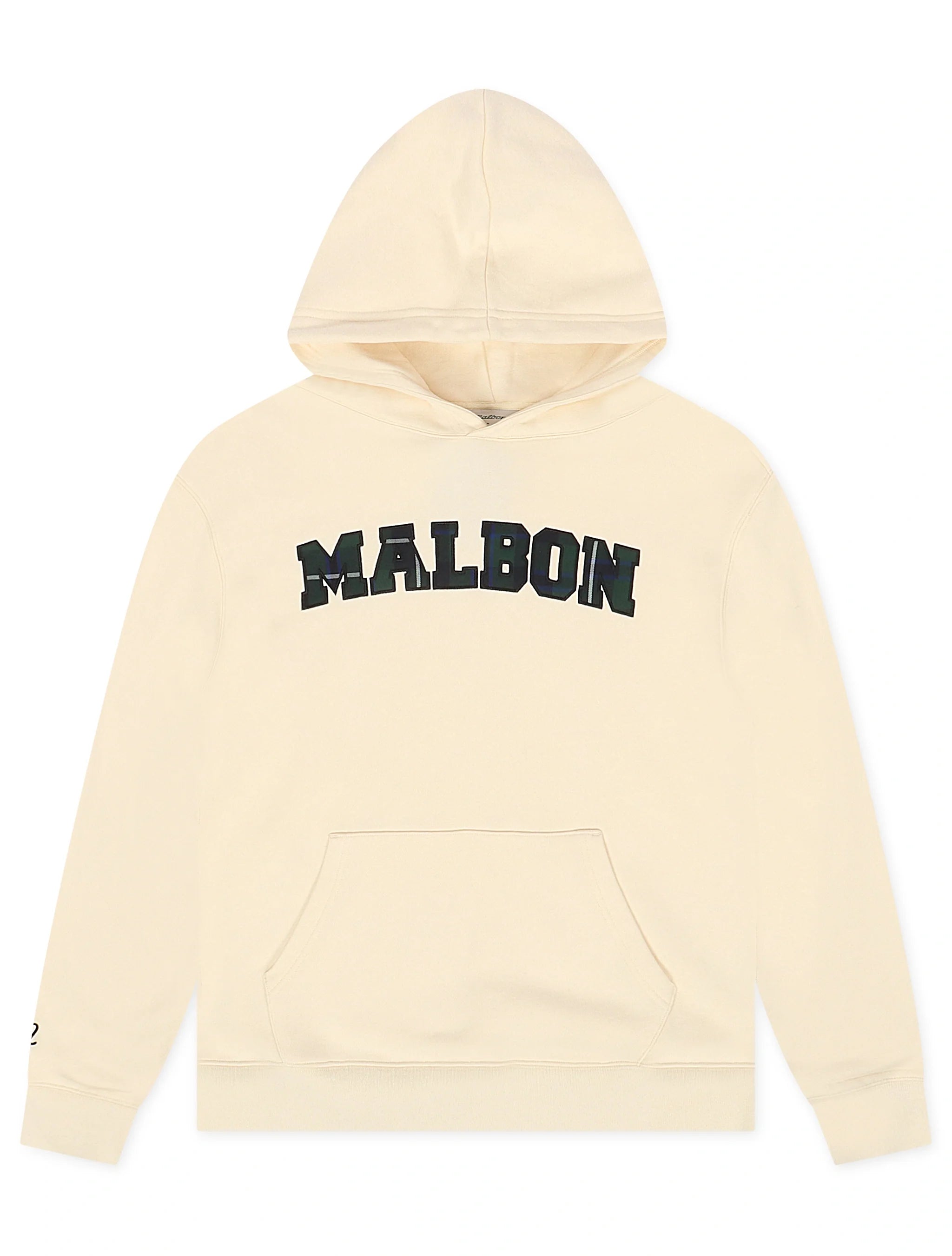 Malbon Fesque Preston Hoodie - Ivory by Denim Exchange