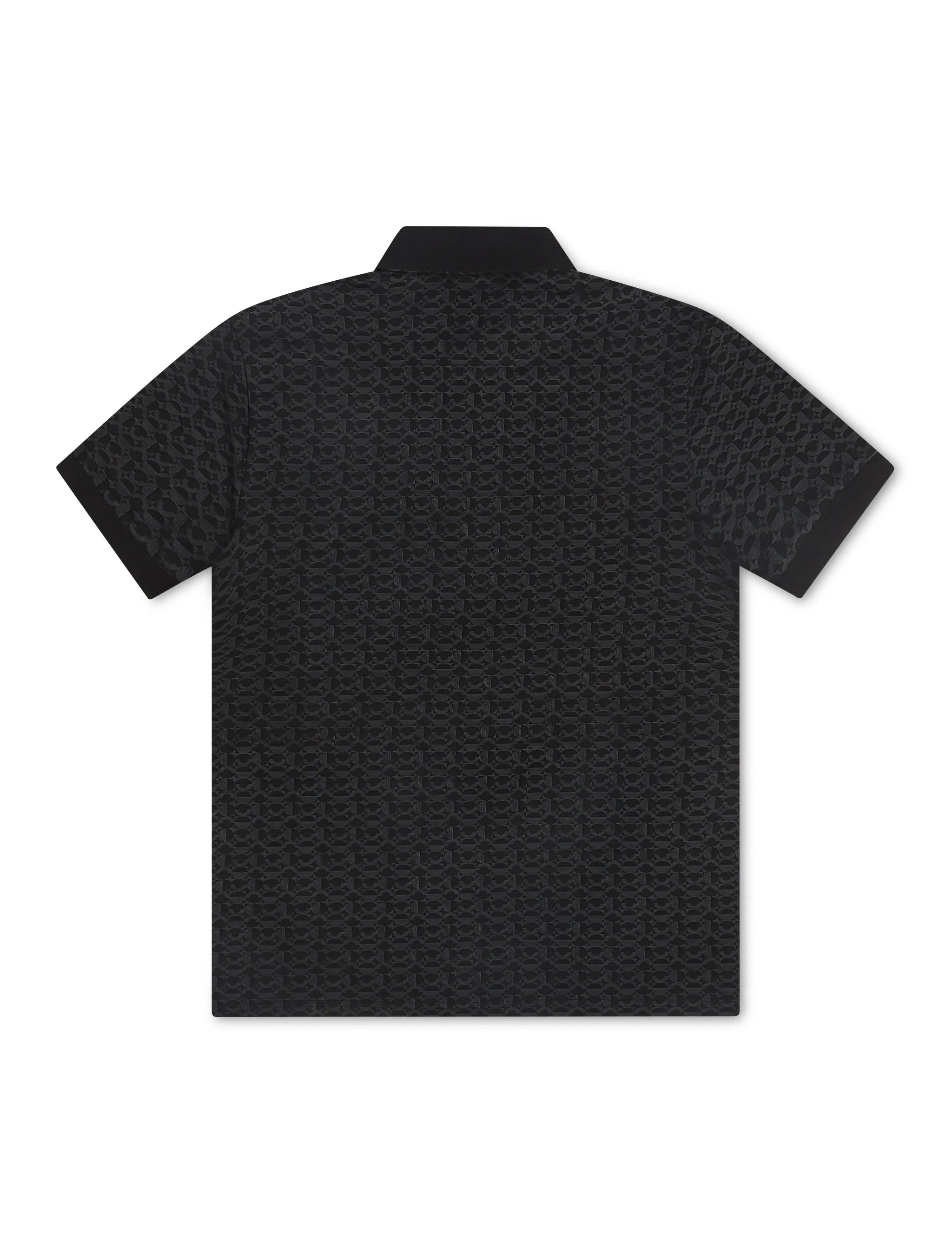 Boss Green Paddy Striped C Polo - Black by Denim Exchange