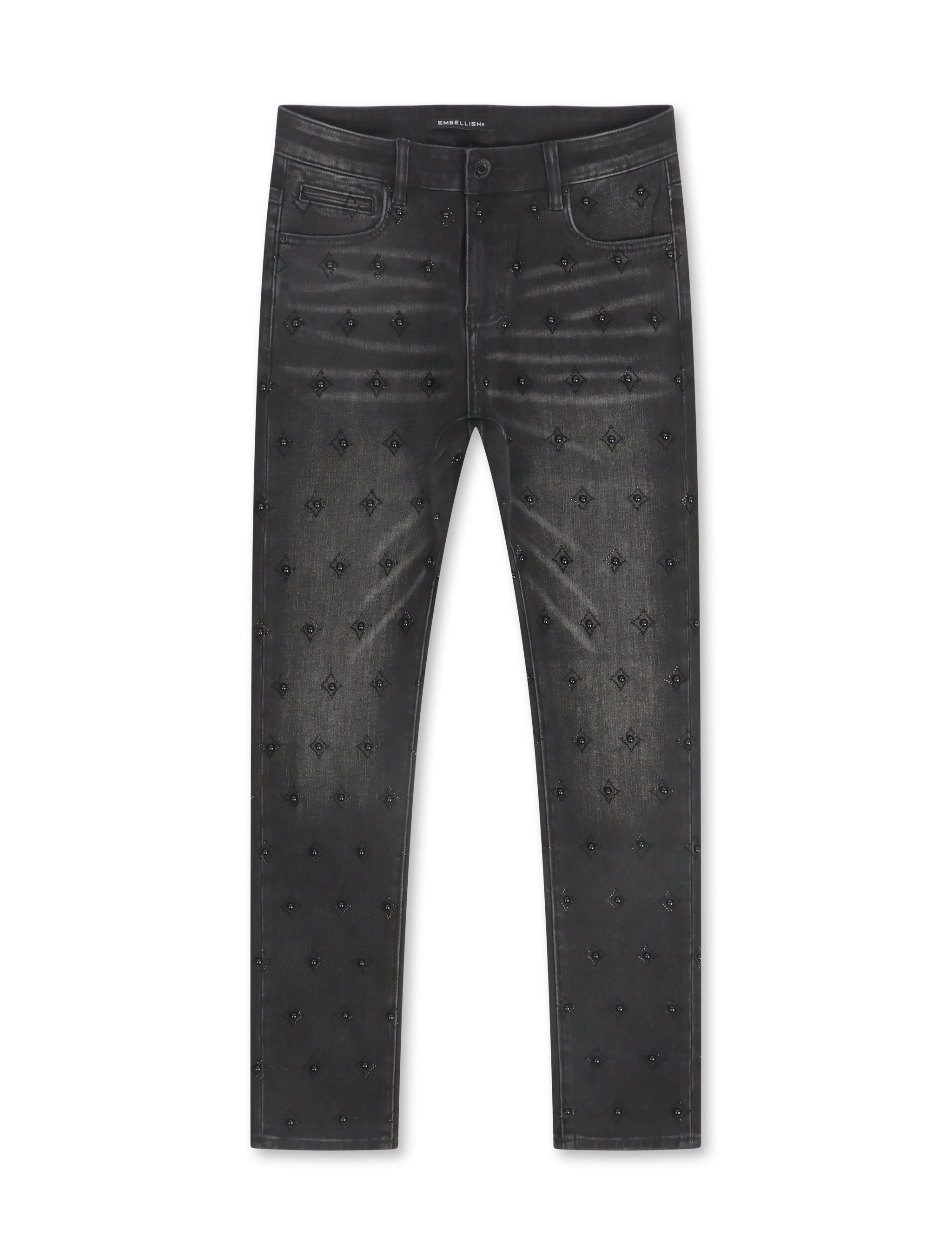 Embellish Cygnus Skinny Jean - Washed Black by Denim Exchange