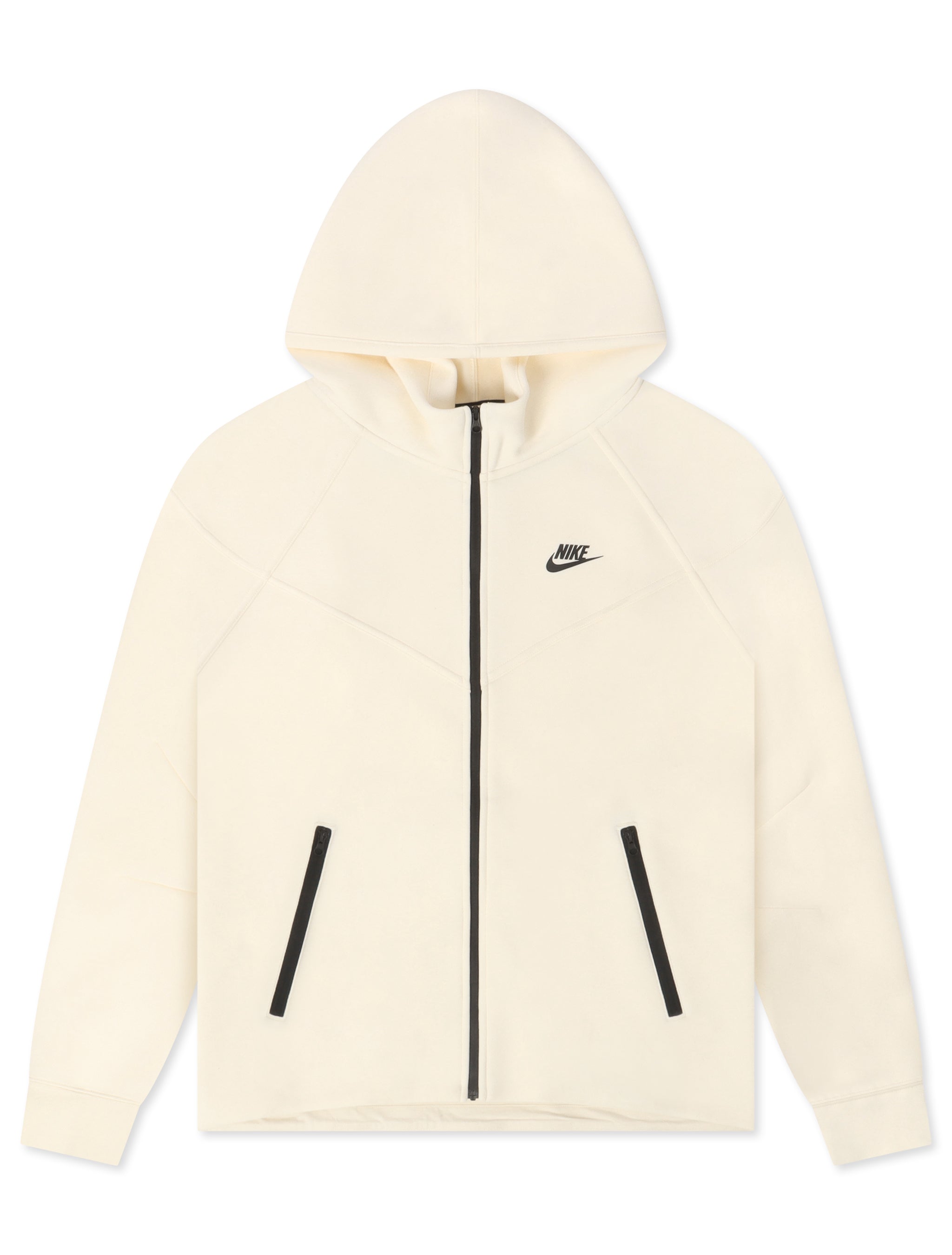 Nike Mens Sportswear Tech Fleece Full-Zip Hoodie - Cream by Denim Exchange
