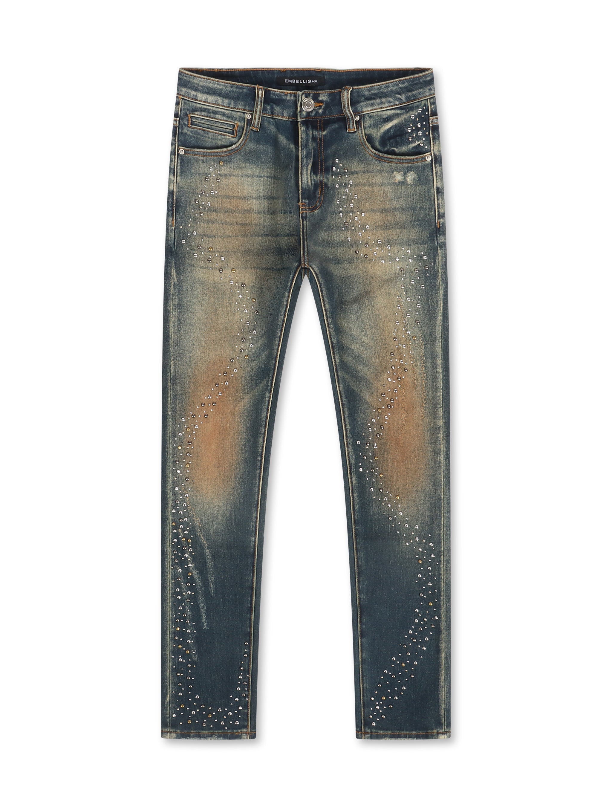 Embellish Cactus Skinny Jean - Vintage Wash by Denim Exchange