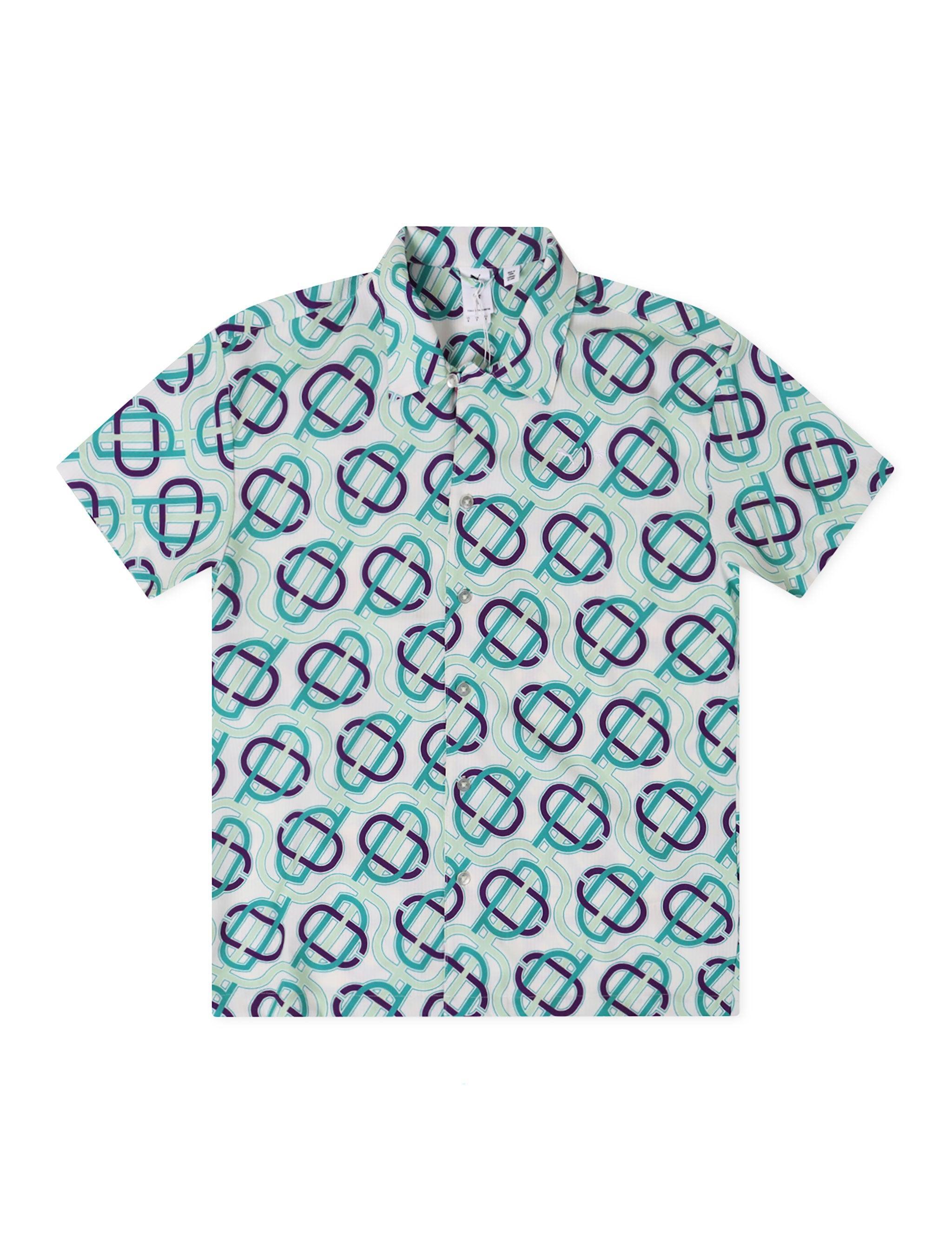 Puma X Palm Tree Crew Button Up - Warm White by Denim Exchange