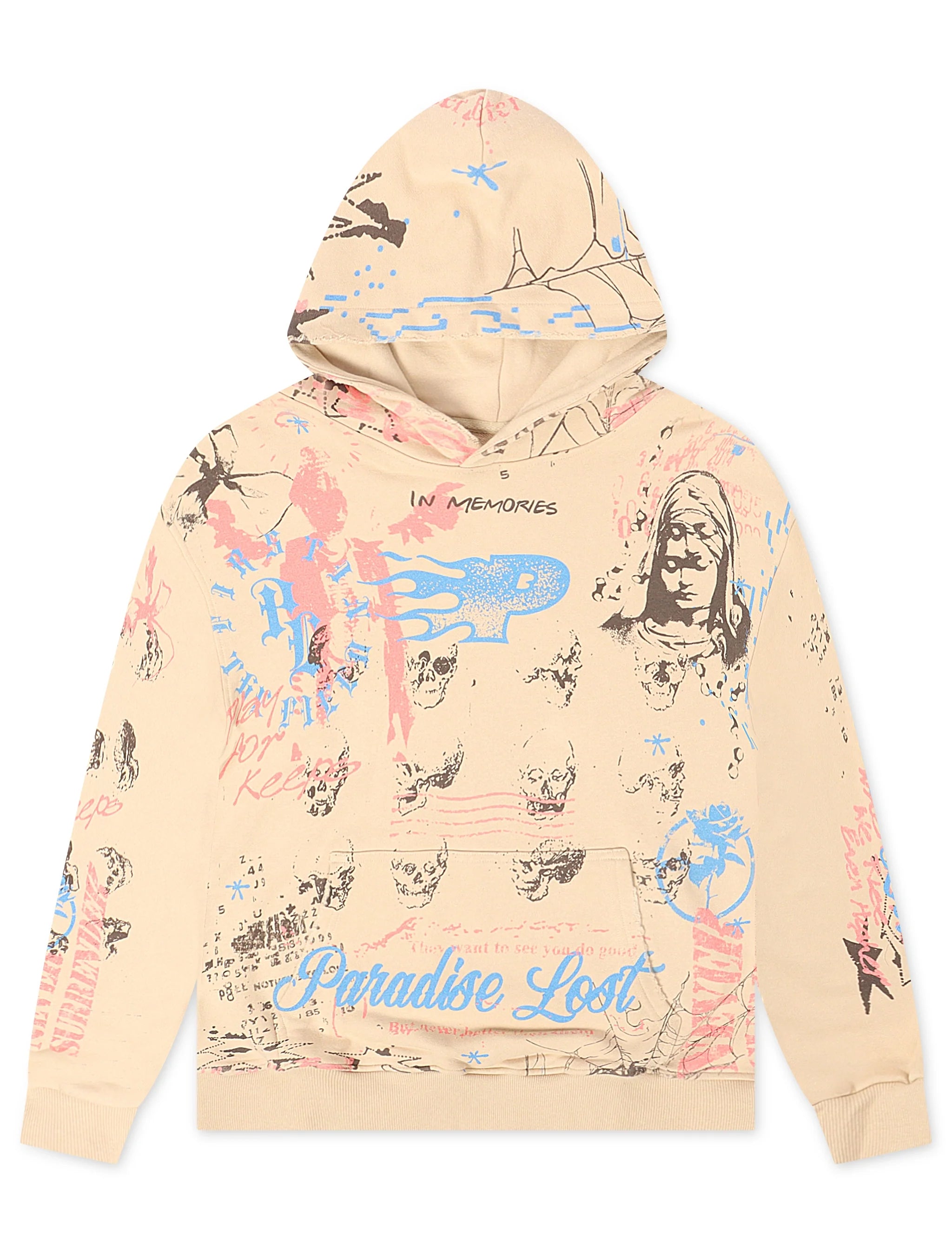 Paradise Lost Memories of the Lost Hoodie - Multi by Denim Exchange