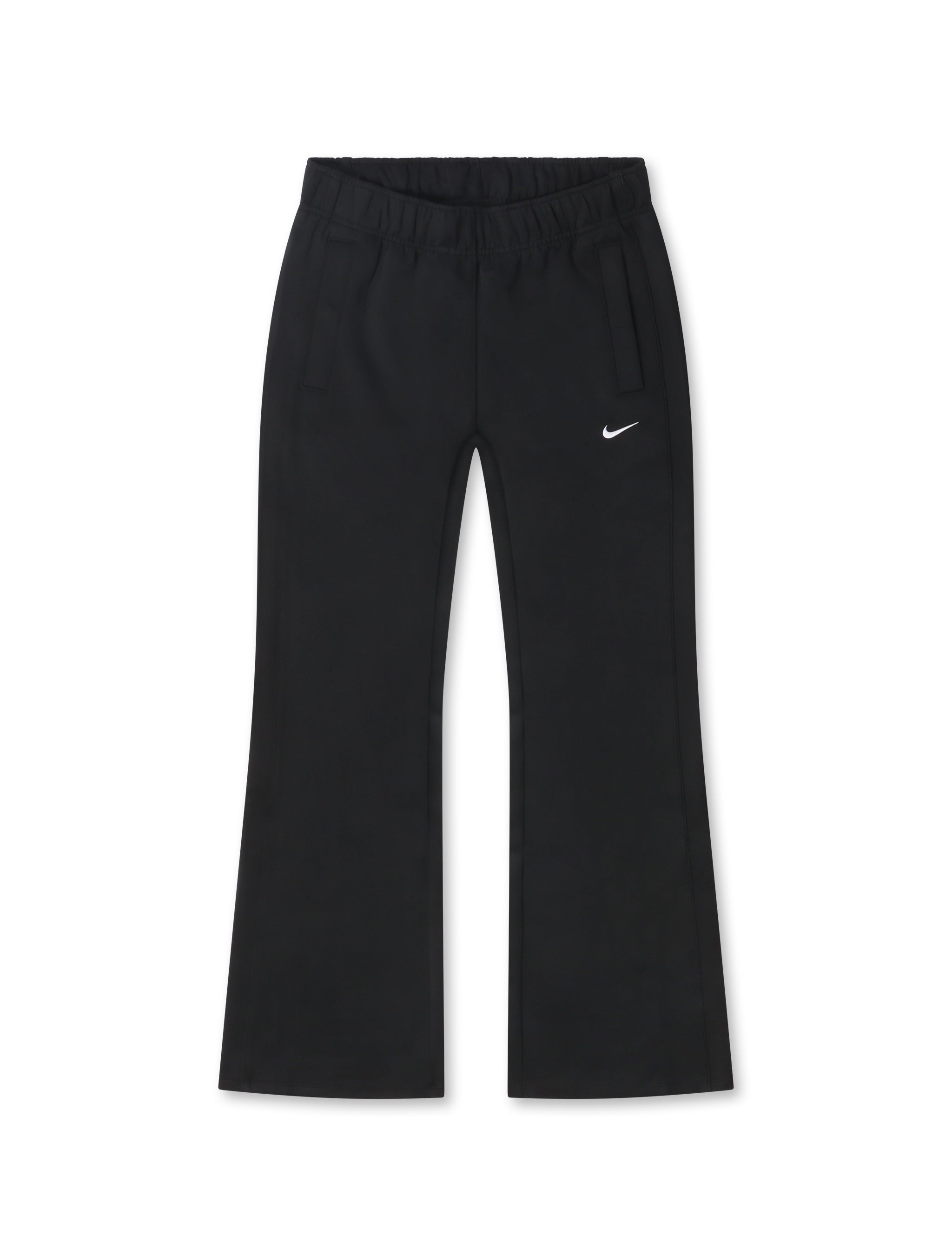 Nike Womens Sportswear Chill Knit Flared Leggings - Black by Denim Exchange