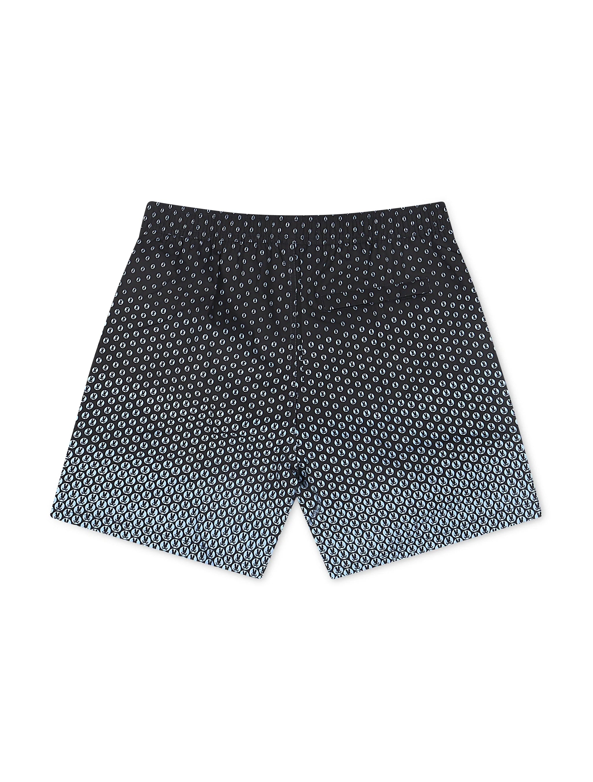Psycho Bunny Bendigo All Over Print Swim Shorts - Evening Blue by Denim Exchange