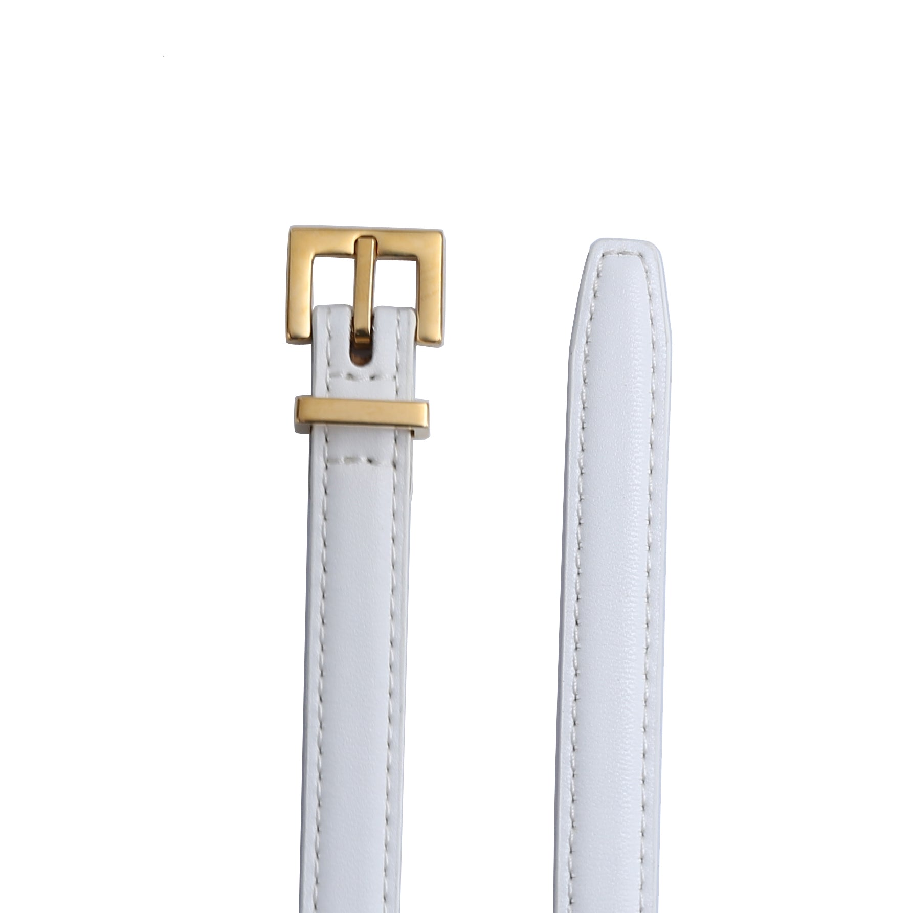 Skinny Belt - Gold Buckle by Doshi FCSA