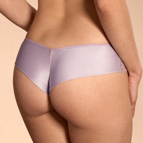 Ajour Daisy Lace Brazilian Panty - Light Purple Lingerie