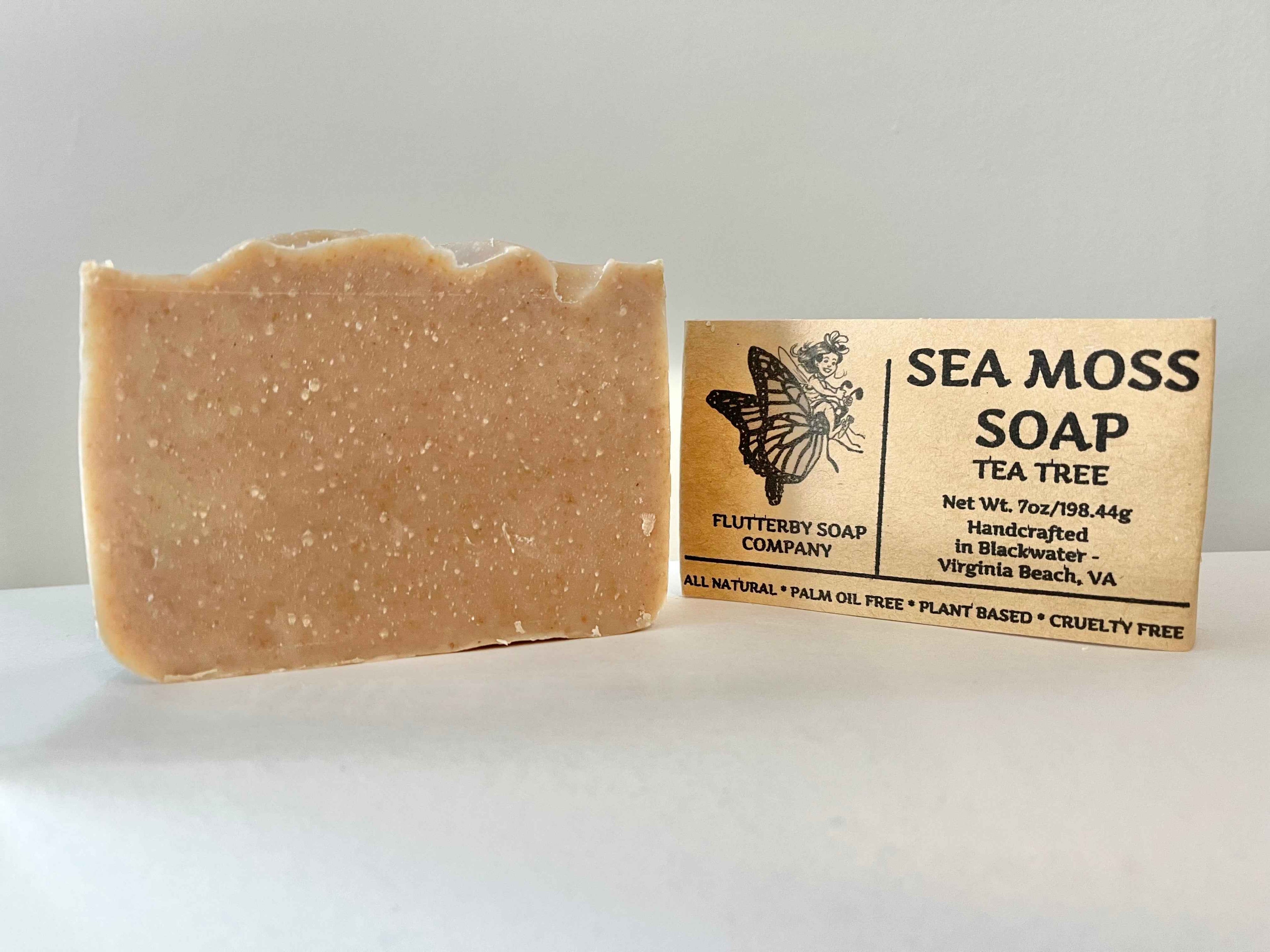 Organic Sea Moss Soap – Handcrafted Pure and Natural Bar Soap for Face & Body