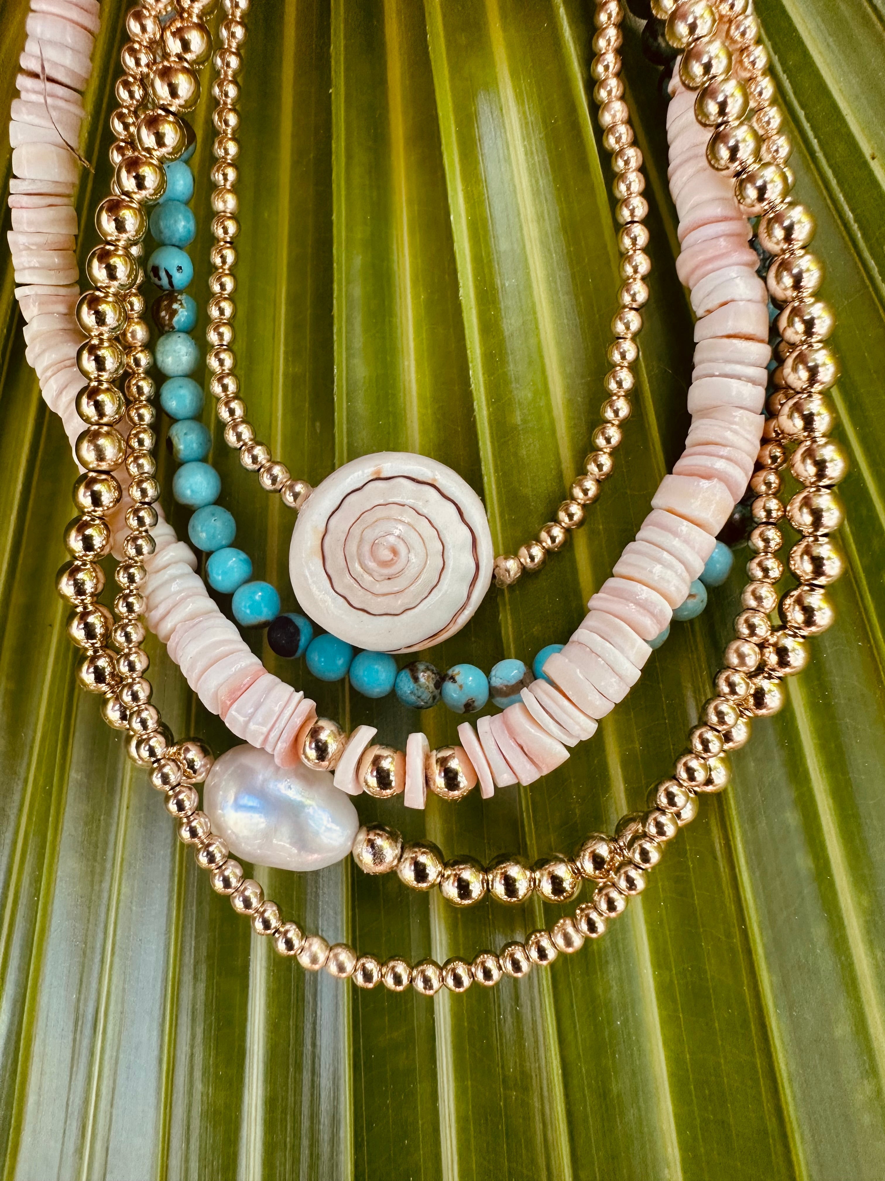 Natural Turquoise + 14k Gold Filled || Adult Anklet - DestGlow