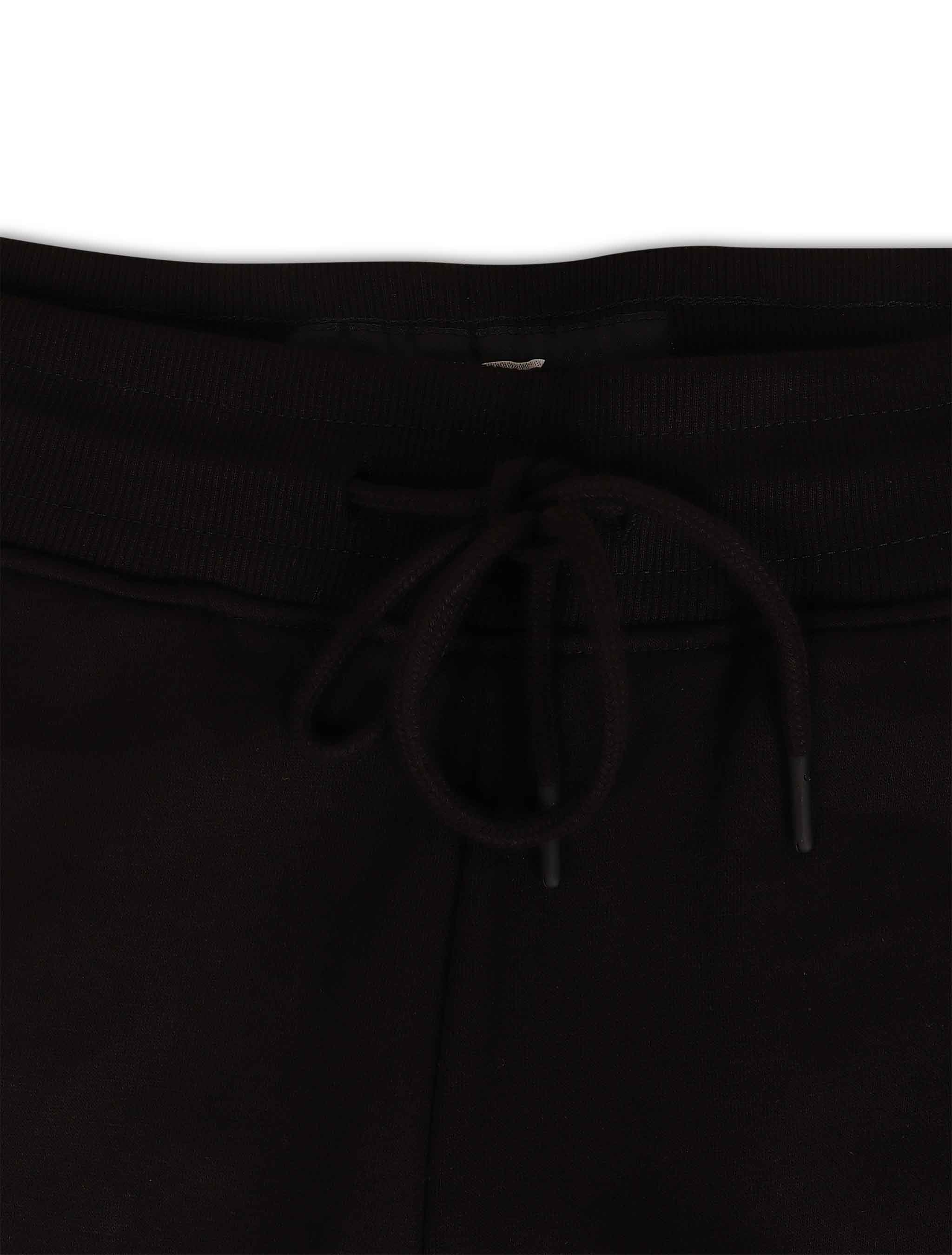 Jordan Craig Fleece Stacked Joggers - Black by Denim Exchange