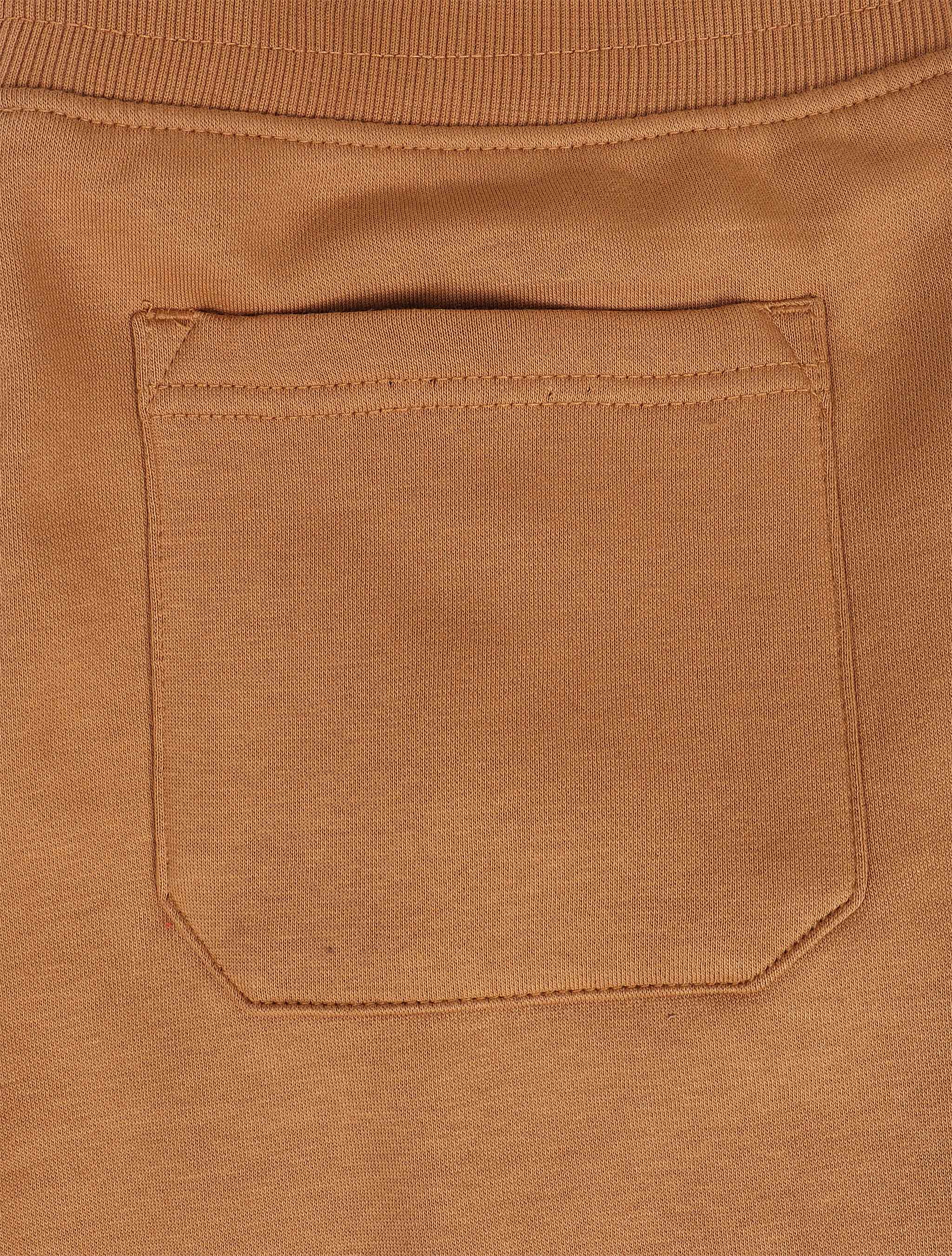 Jordan Craig Fleece Stacked Joggers - Mocha by Denim Exchange