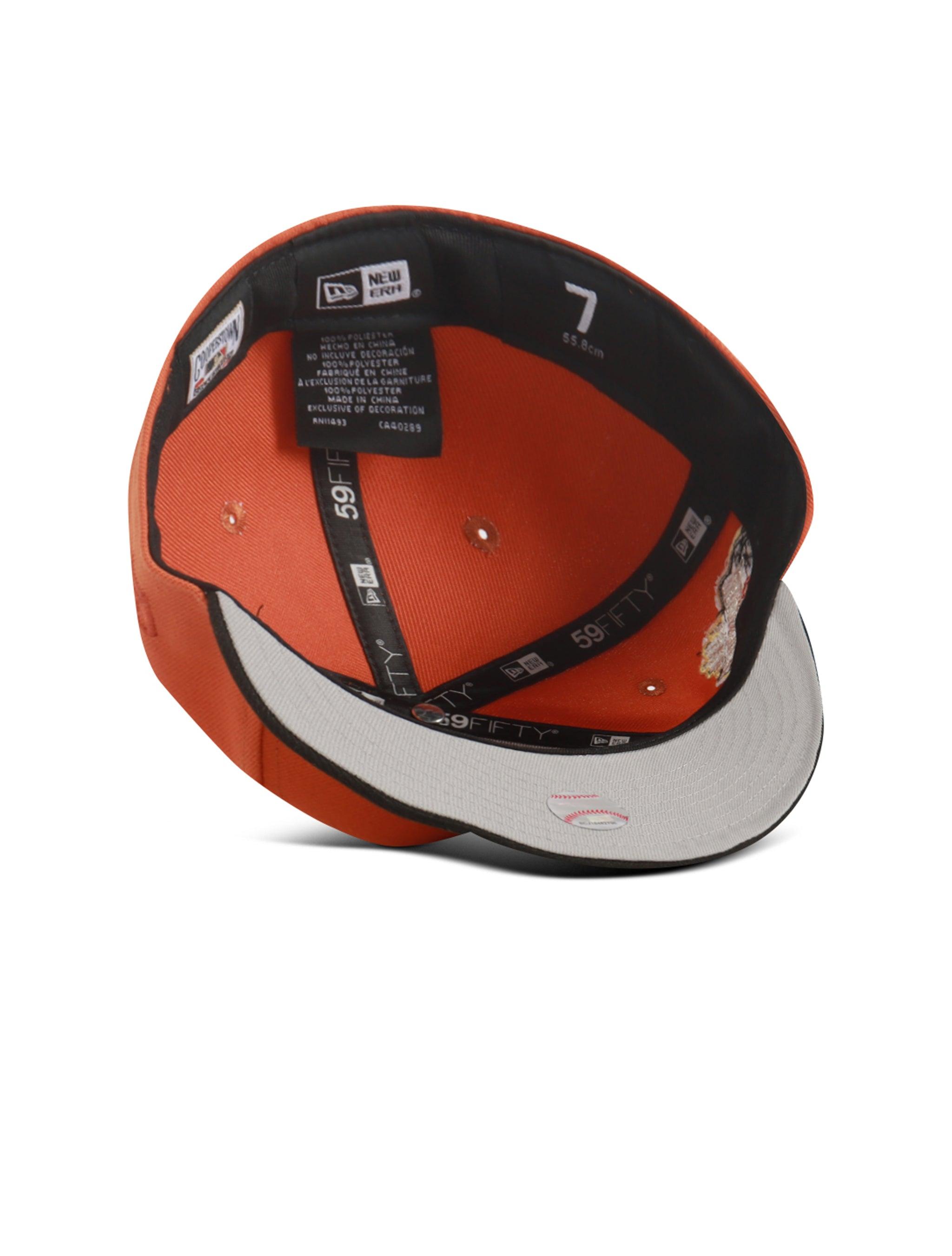 New Era 5950 Dodgers Stadium Hat - Orange by Denim Exchange