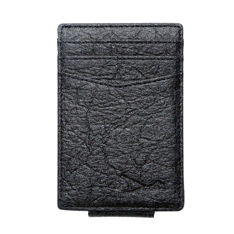 Doshi Pinatex Sustainable Vegan Card Holder with Money Clip by Doshi FCSA