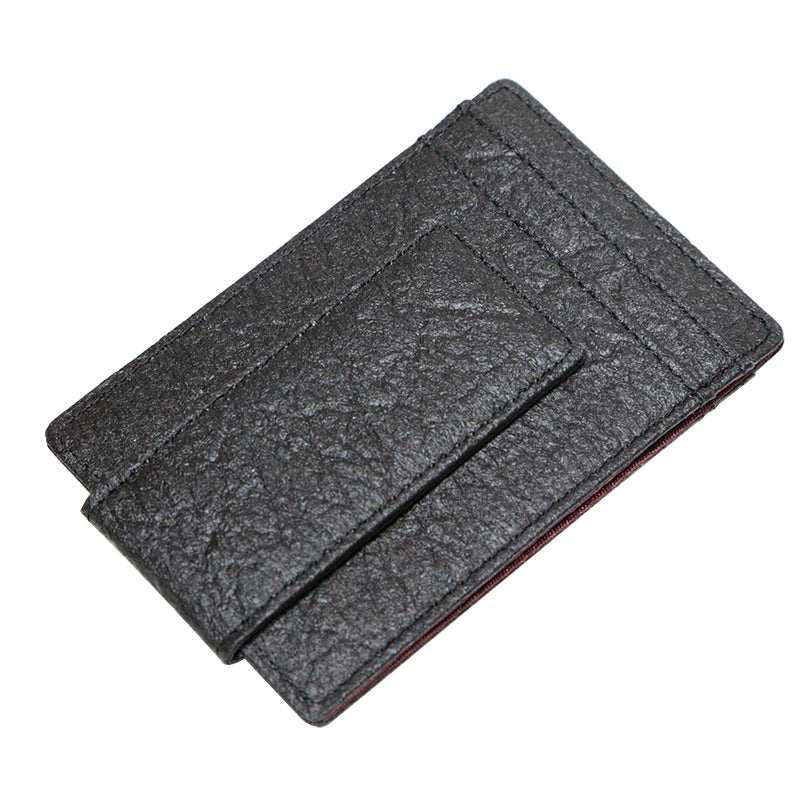 Doshi Pinatex Sustainable Vegan Card Holder with Money Clip by Doshi FCSA